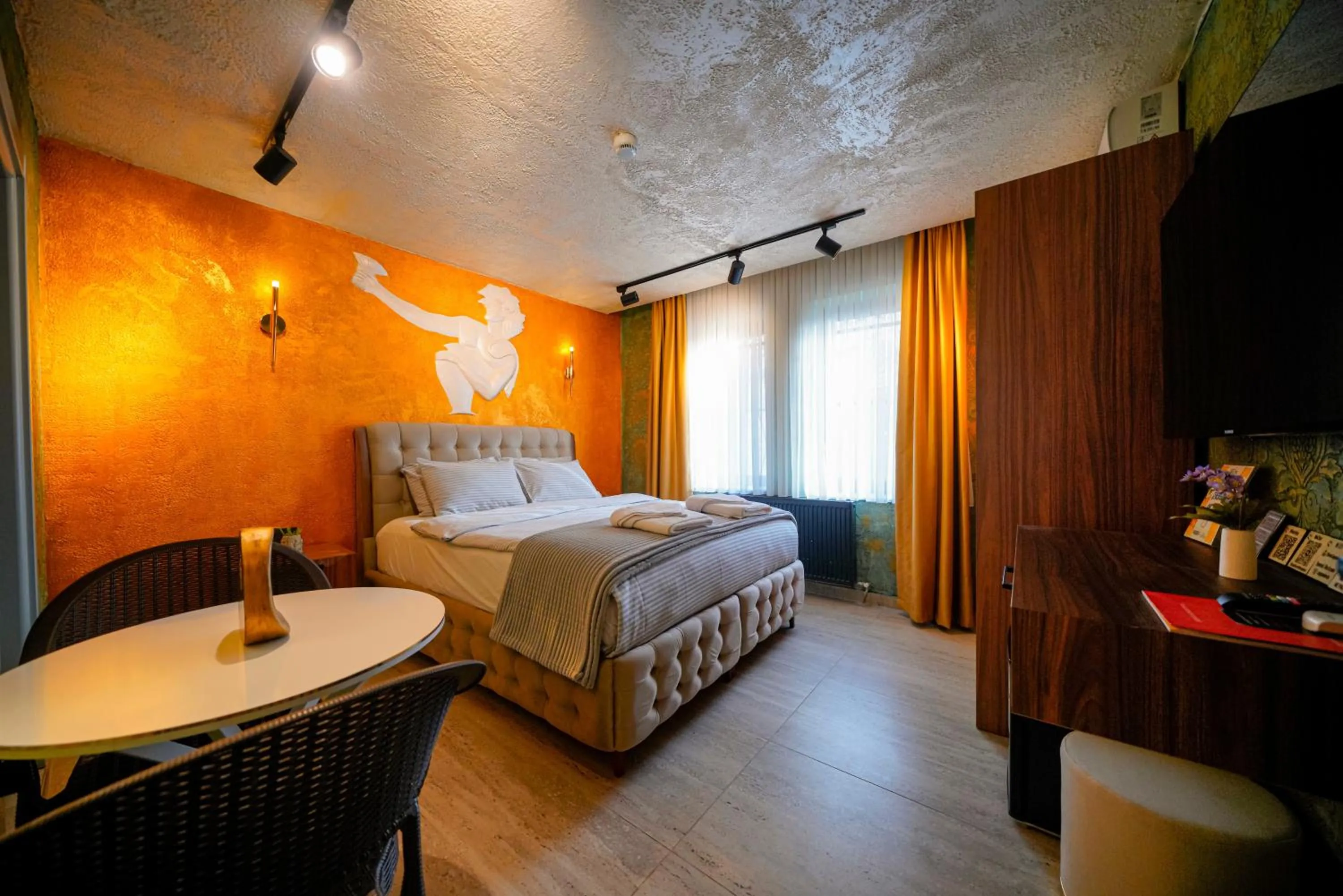 Decorative detail, Bed in Cappadocia Divin House