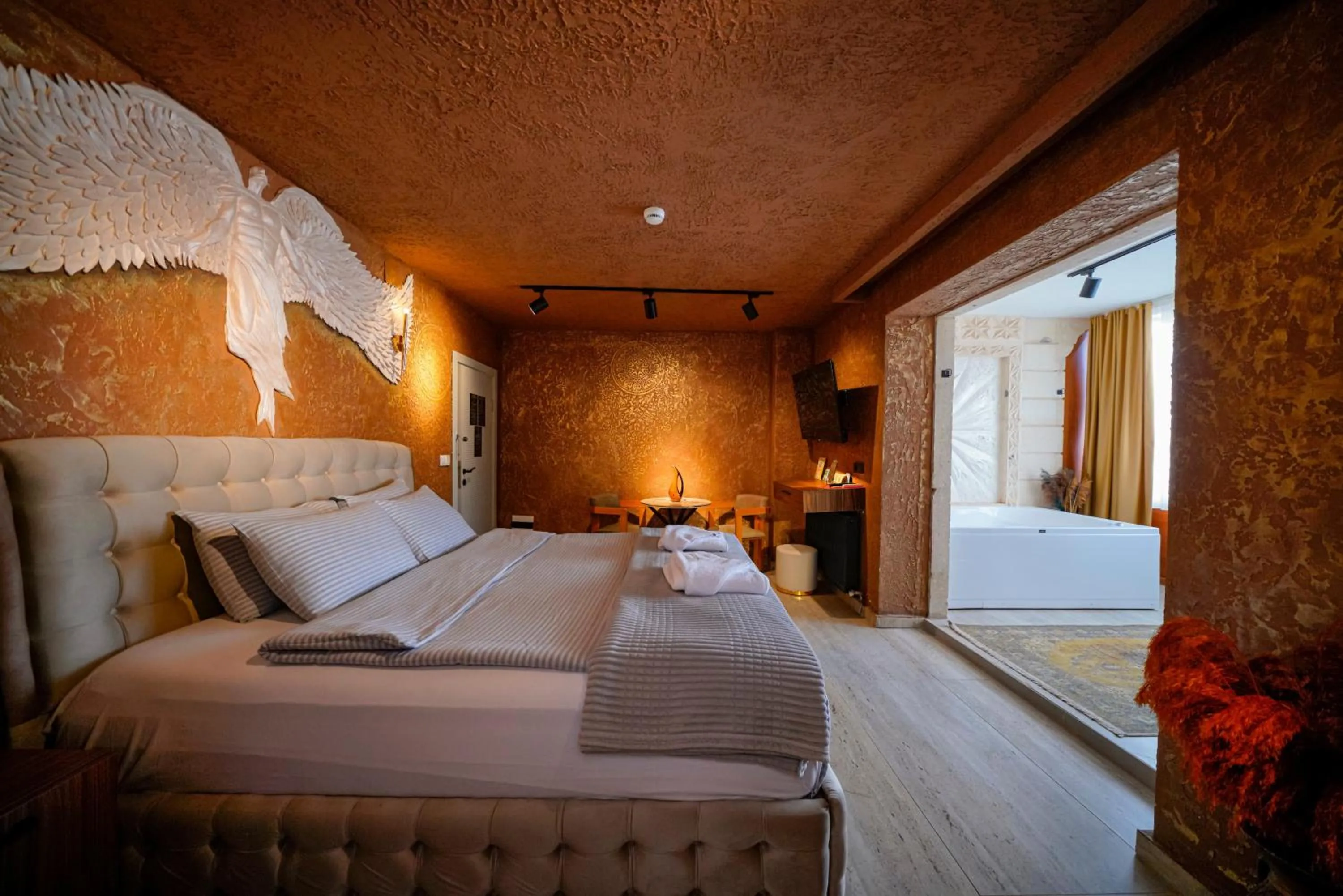 Bed in Cappadocia Divin House