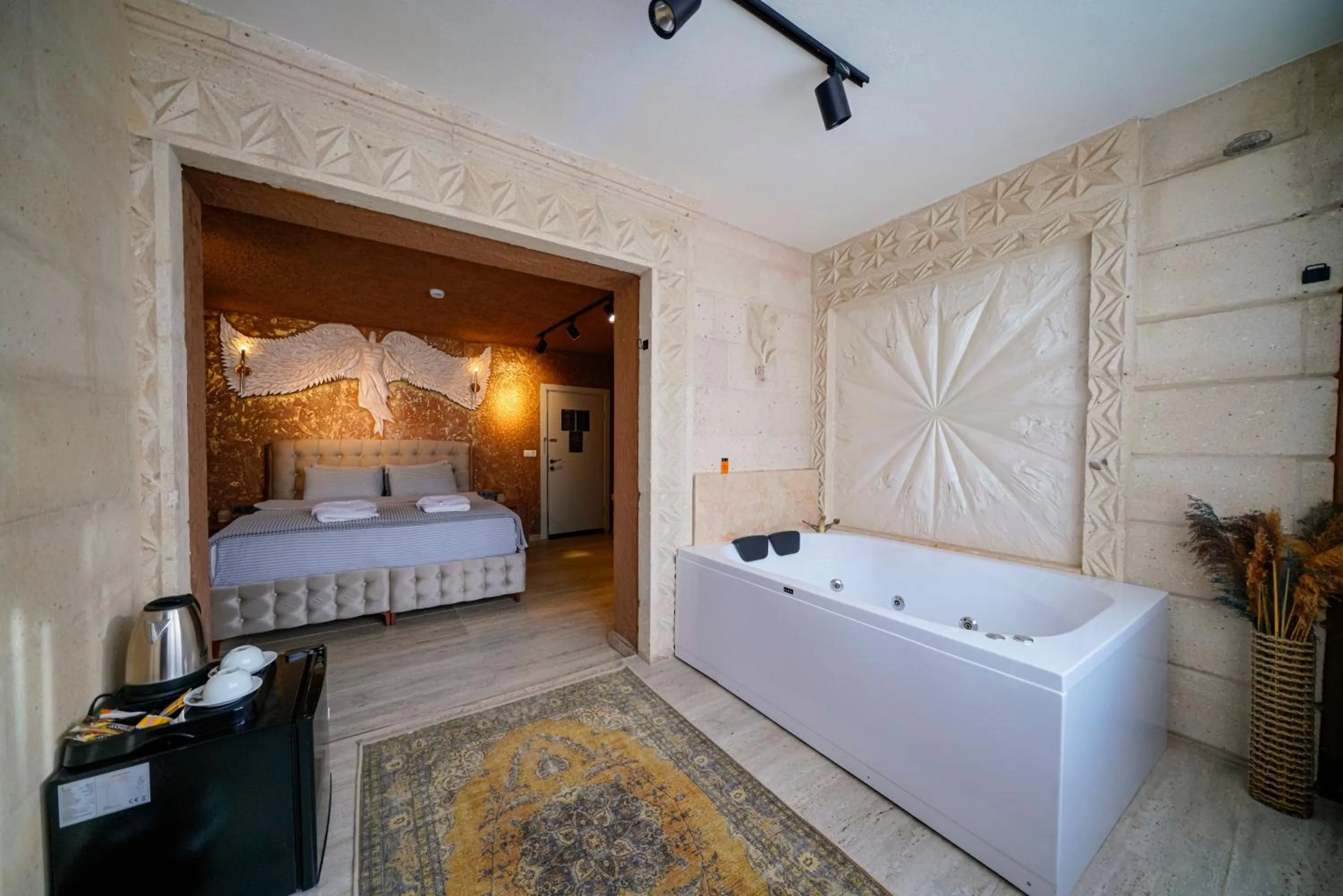 Bed in Cappadocia Divin House