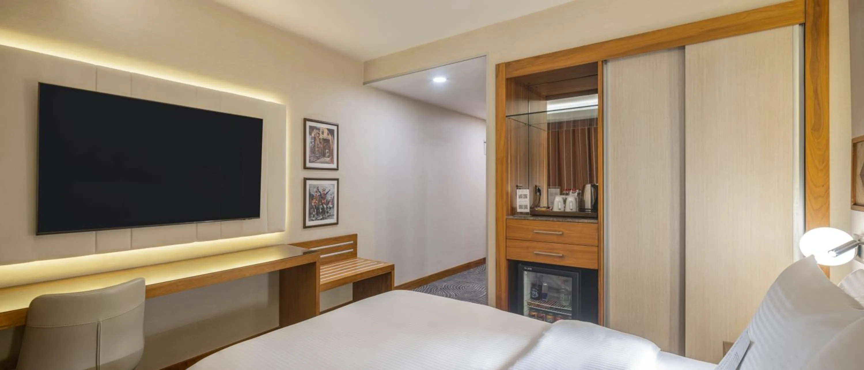 Bed in Kahya Hotel Ankara