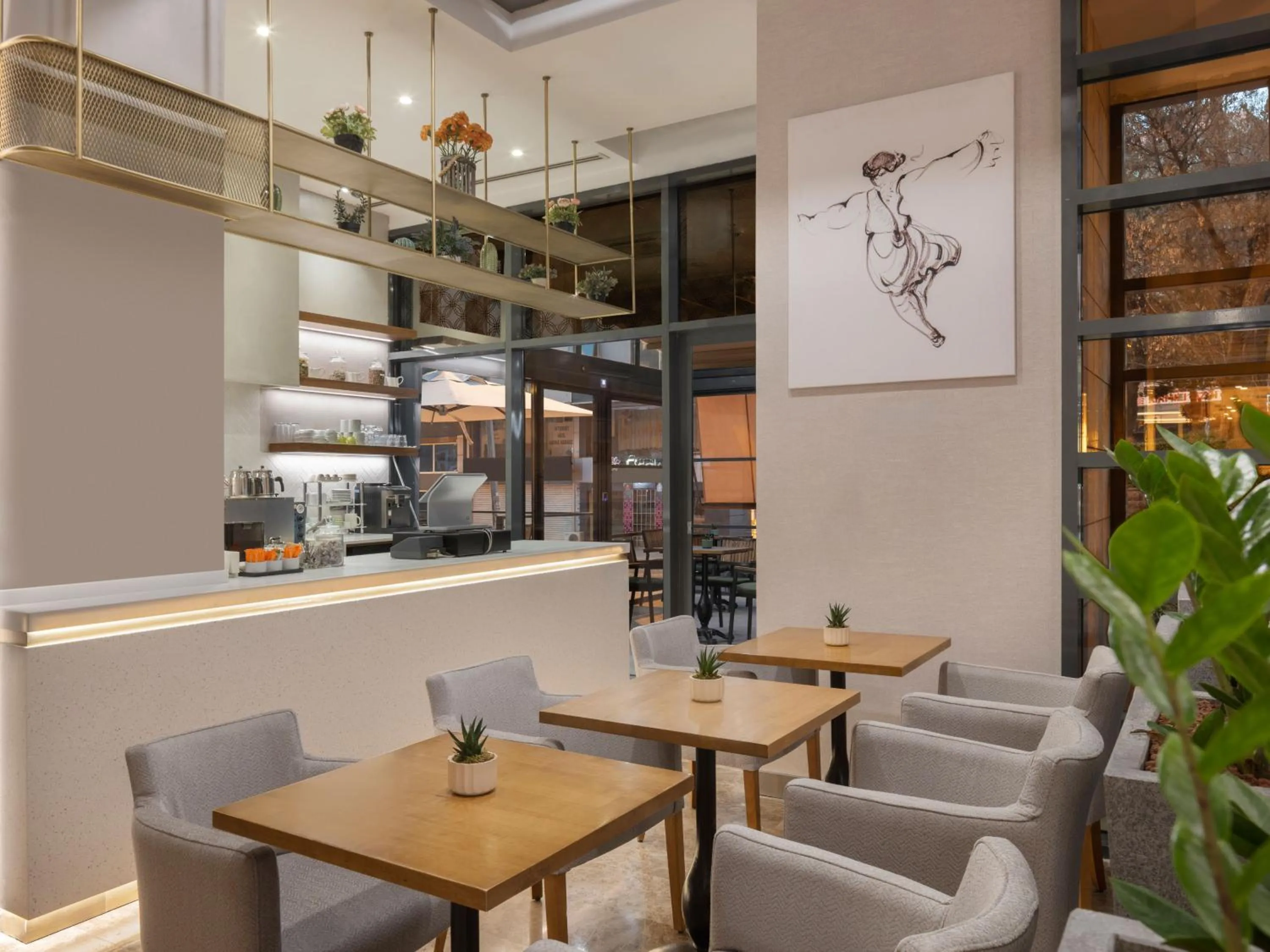 Restaurant/places to eat in Kahya Hotel Ankara