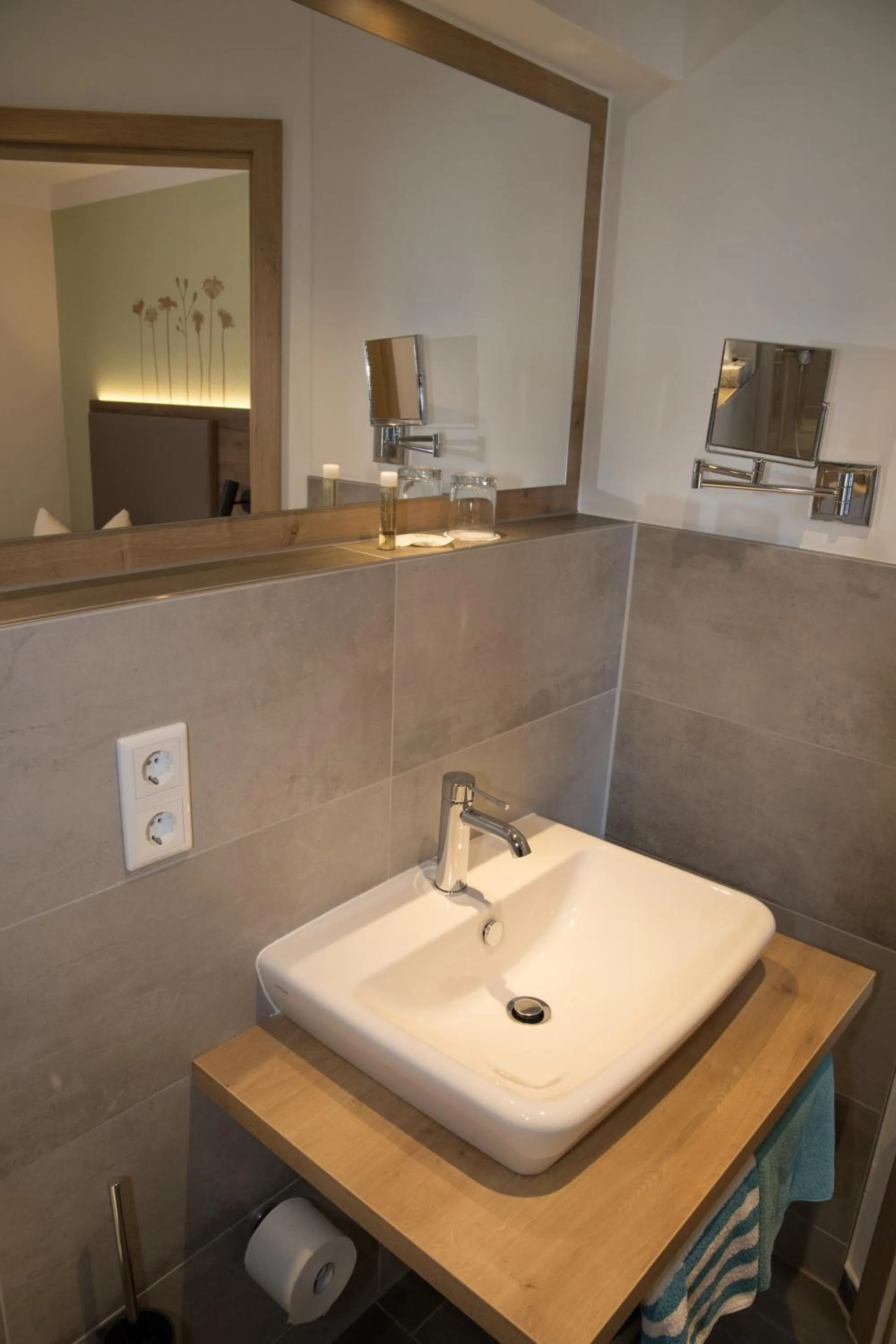 Bathroom in Hotel Bauer garni