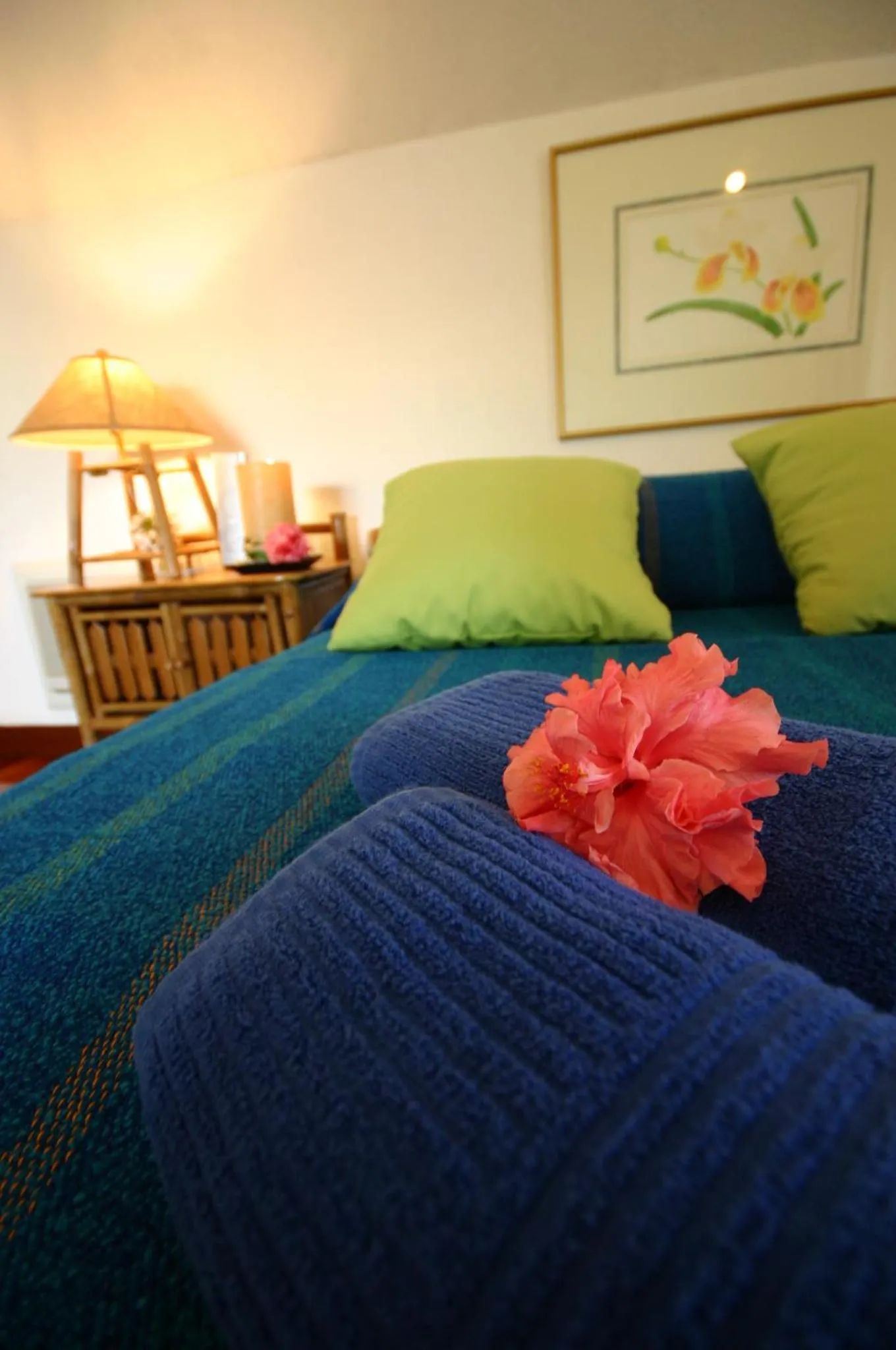 Bed in 357 Boracay Resort