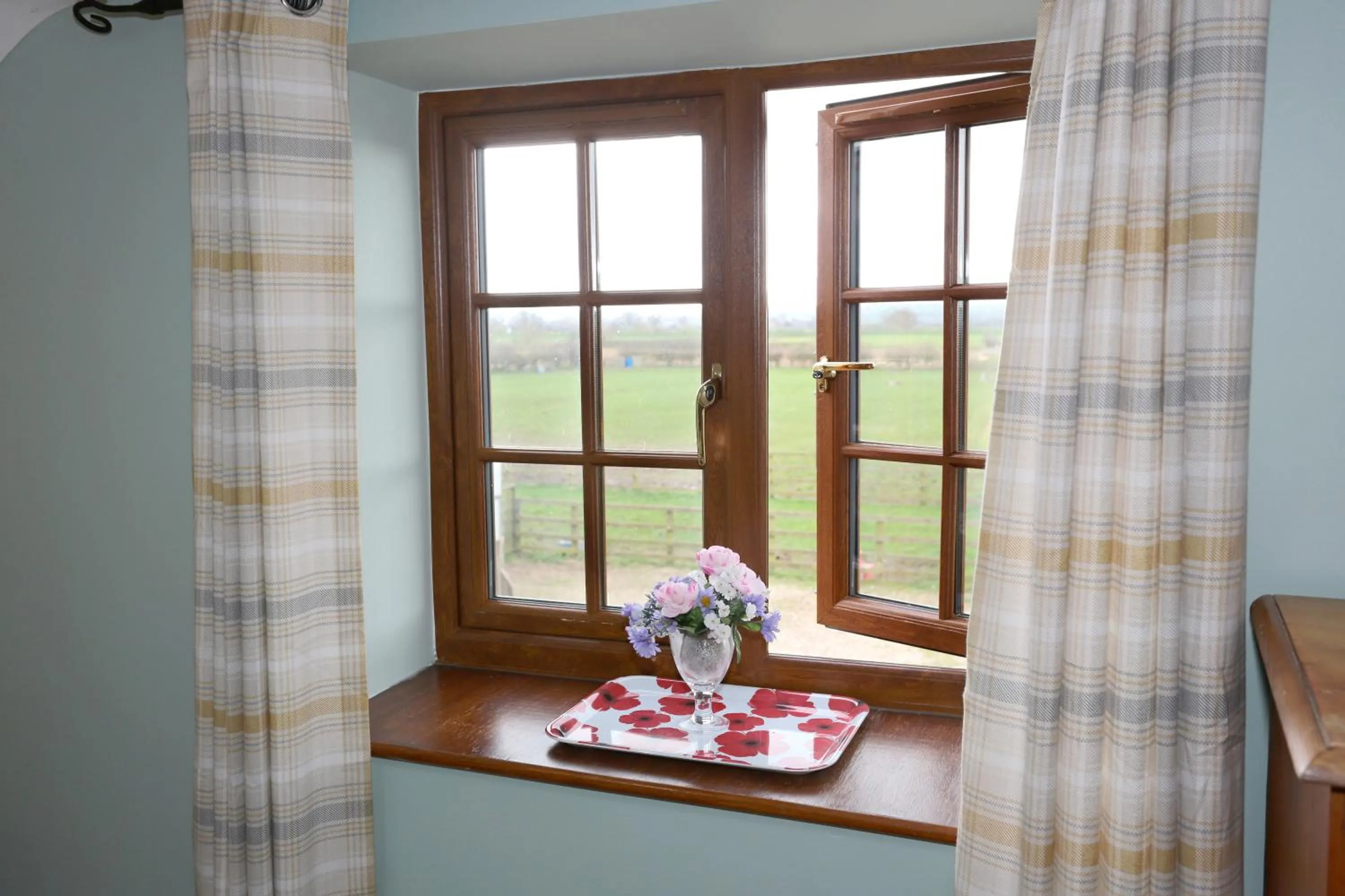 Garden view in The Old Cart House