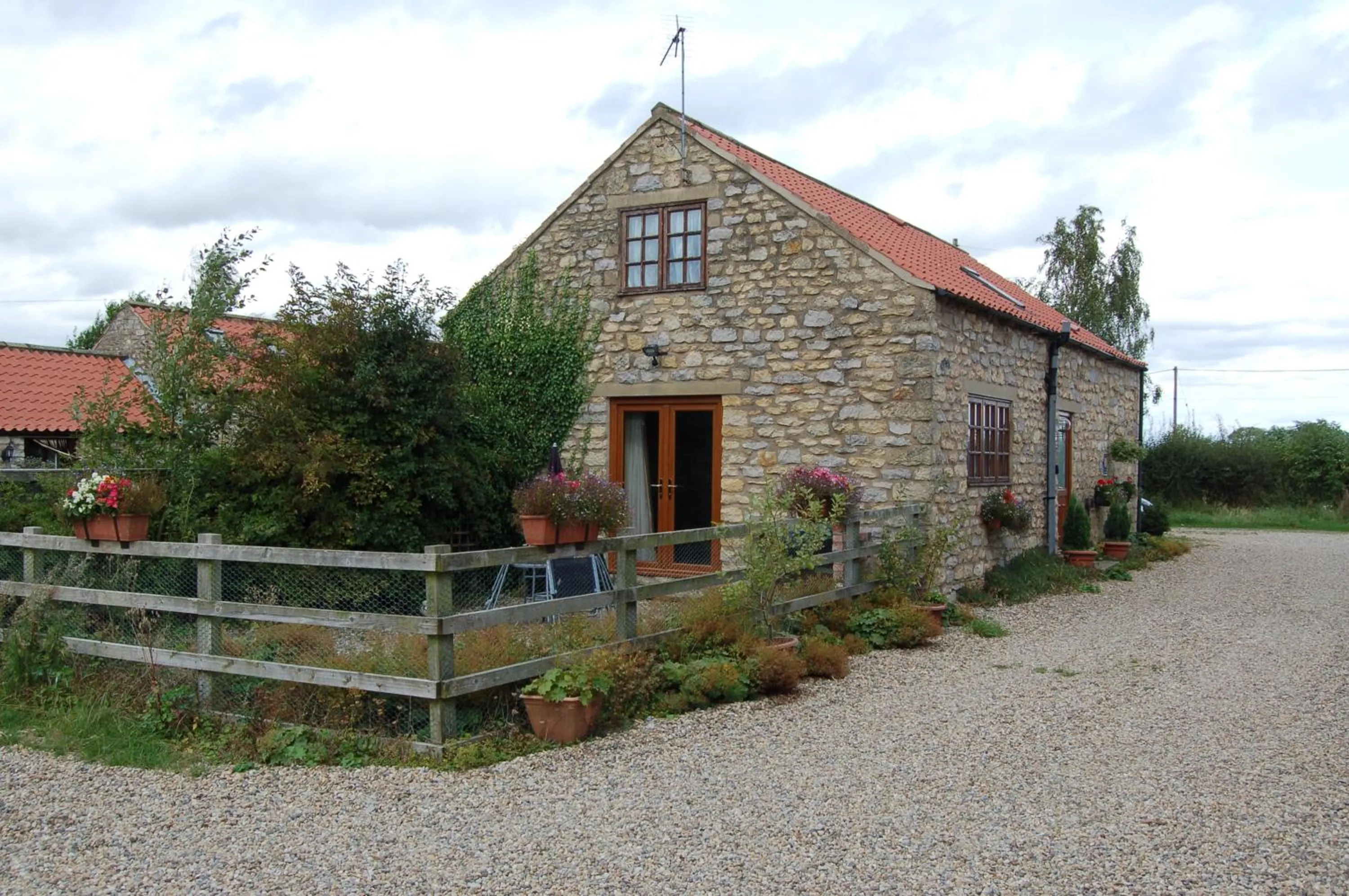Garden view in The Old Cart House