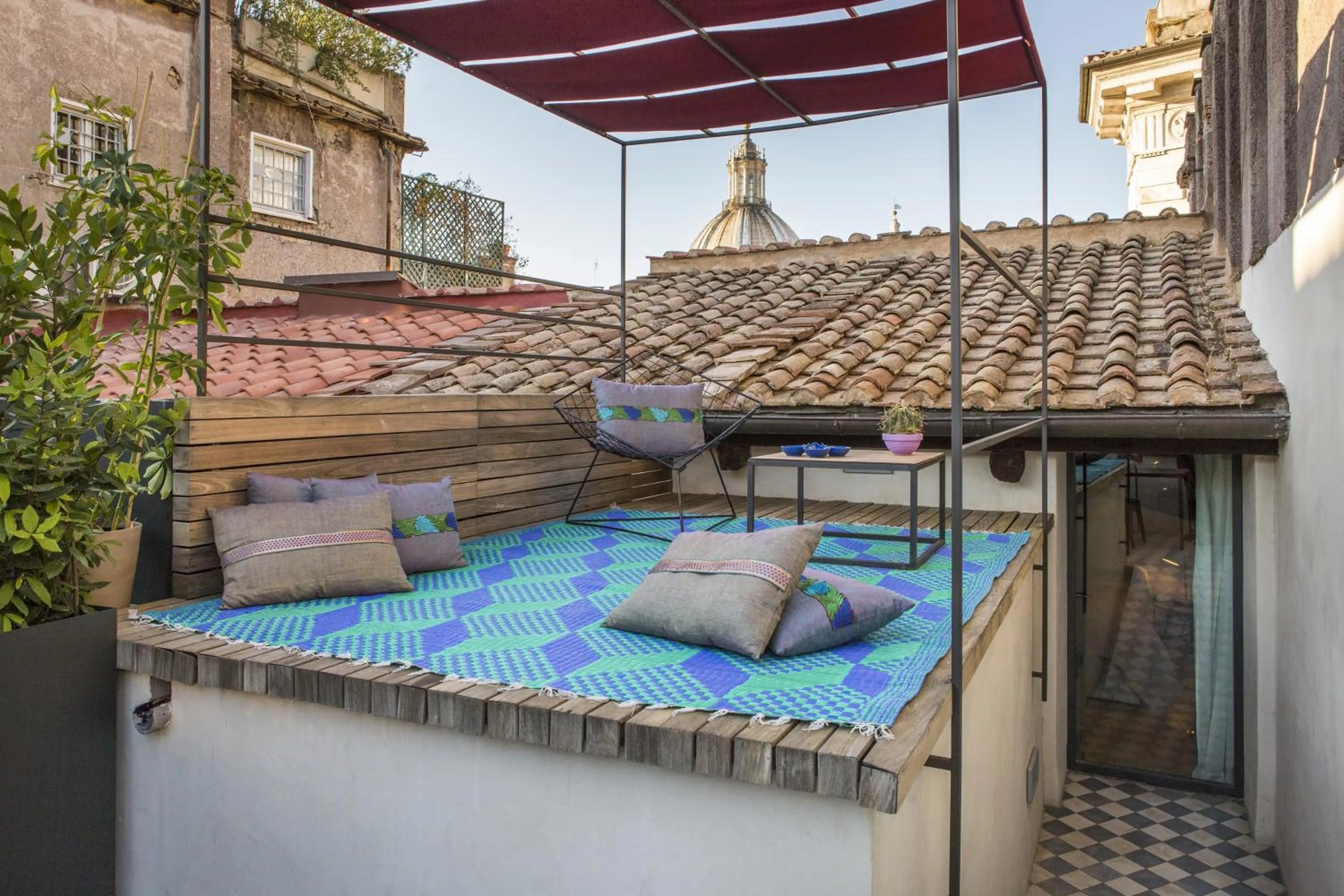 Patio in G-Rough, Rome, a Member of Design Hotels