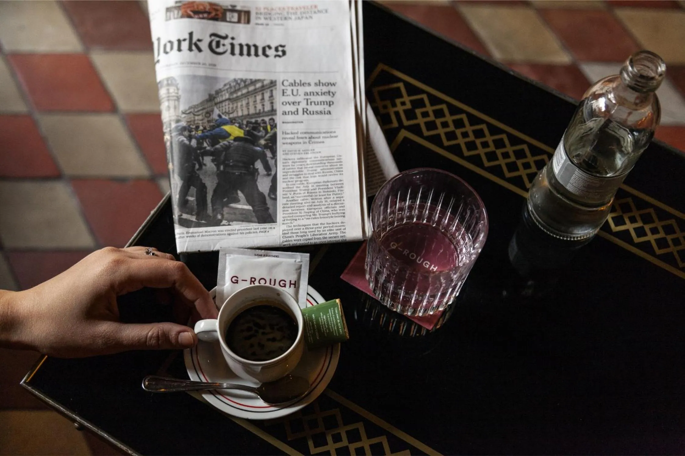 Non alcoholic drinks in G-Rough, Rome, a Member of Design Hotels