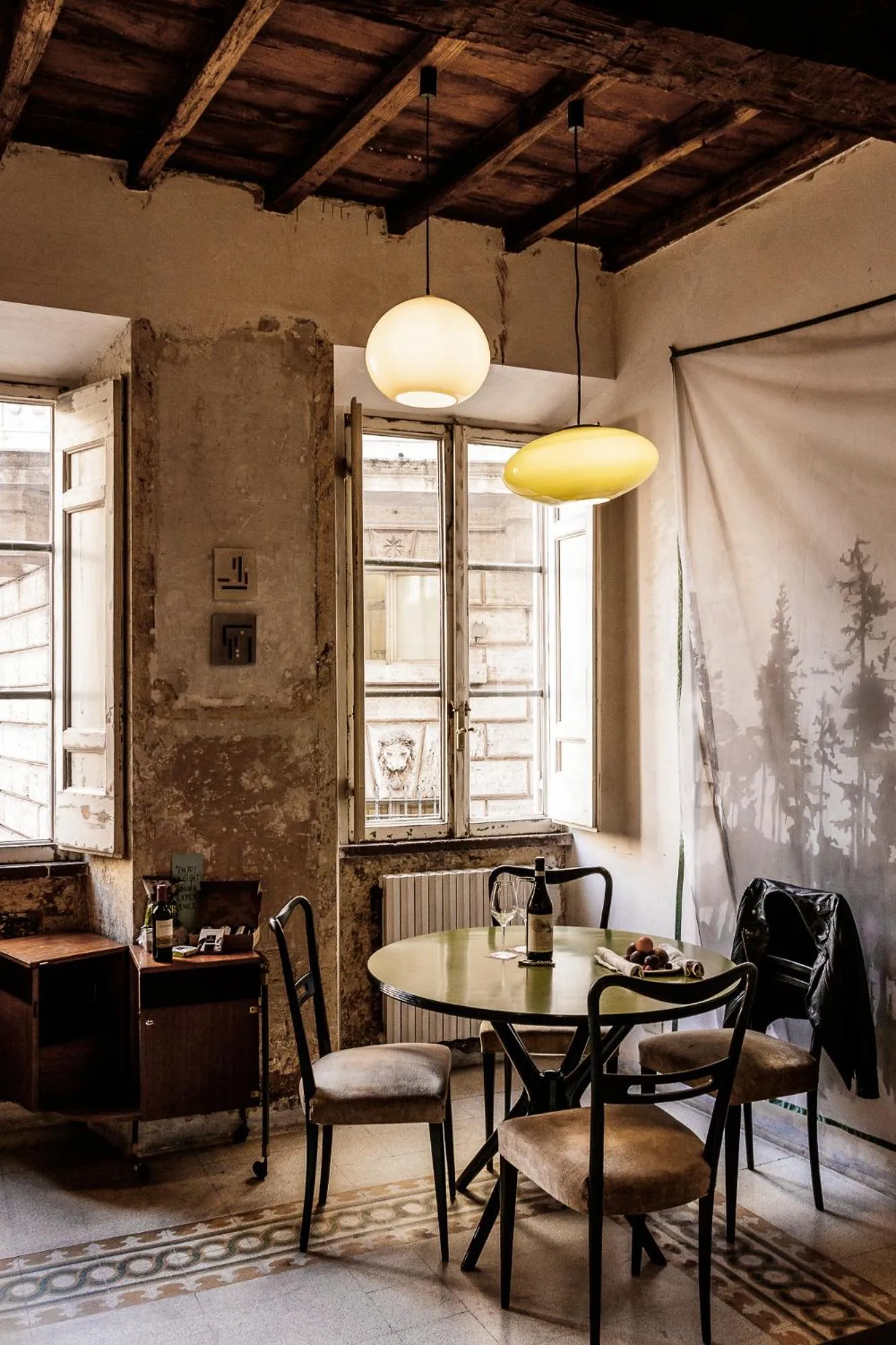 Living room in G-Rough, Rome, a Member of Design Hotels