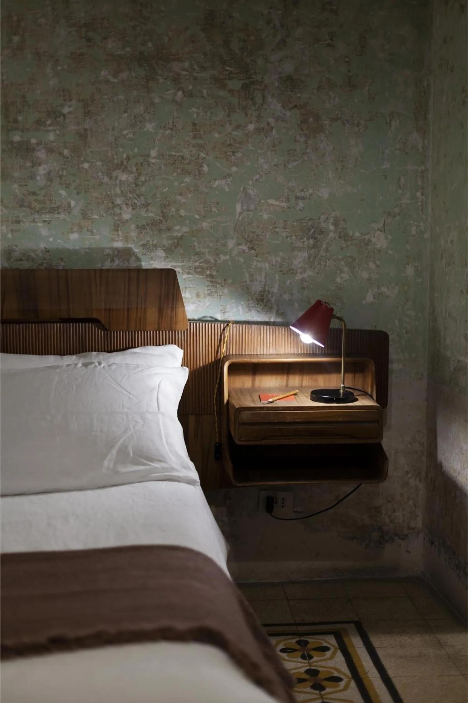 Bed in G-Rough, Rome, a Member of Design Hotels