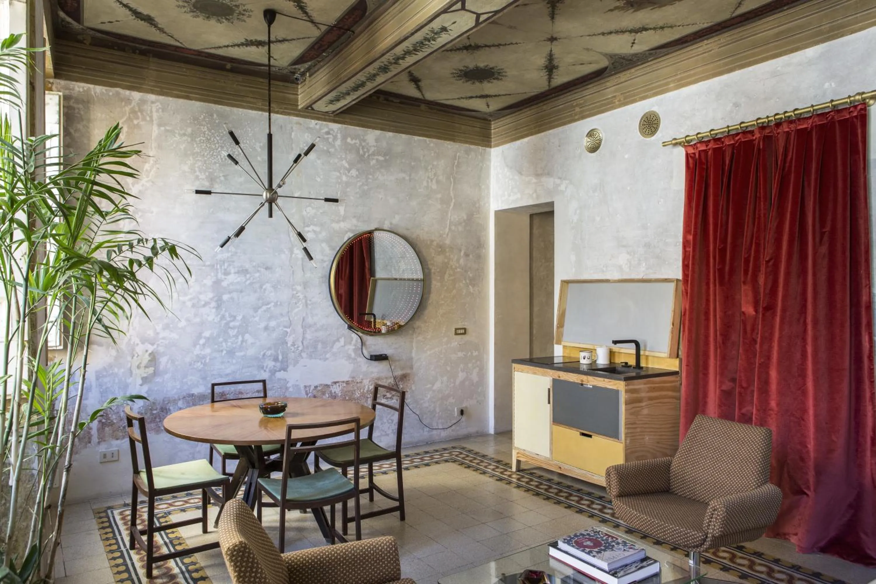Living room in G-Rough, Rome, a Member of Design Hotels