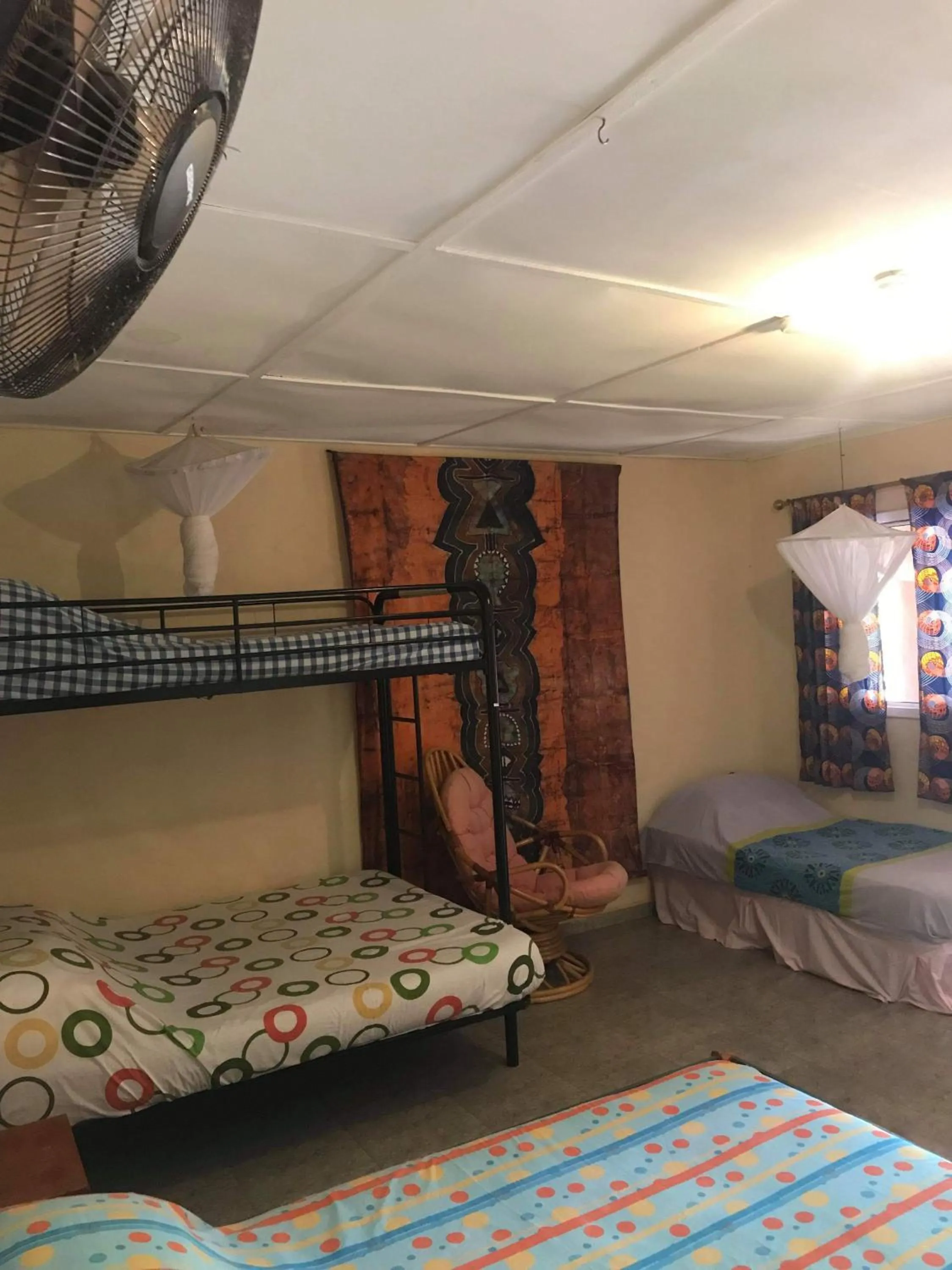 Bed in The Gunjur Project Lodge