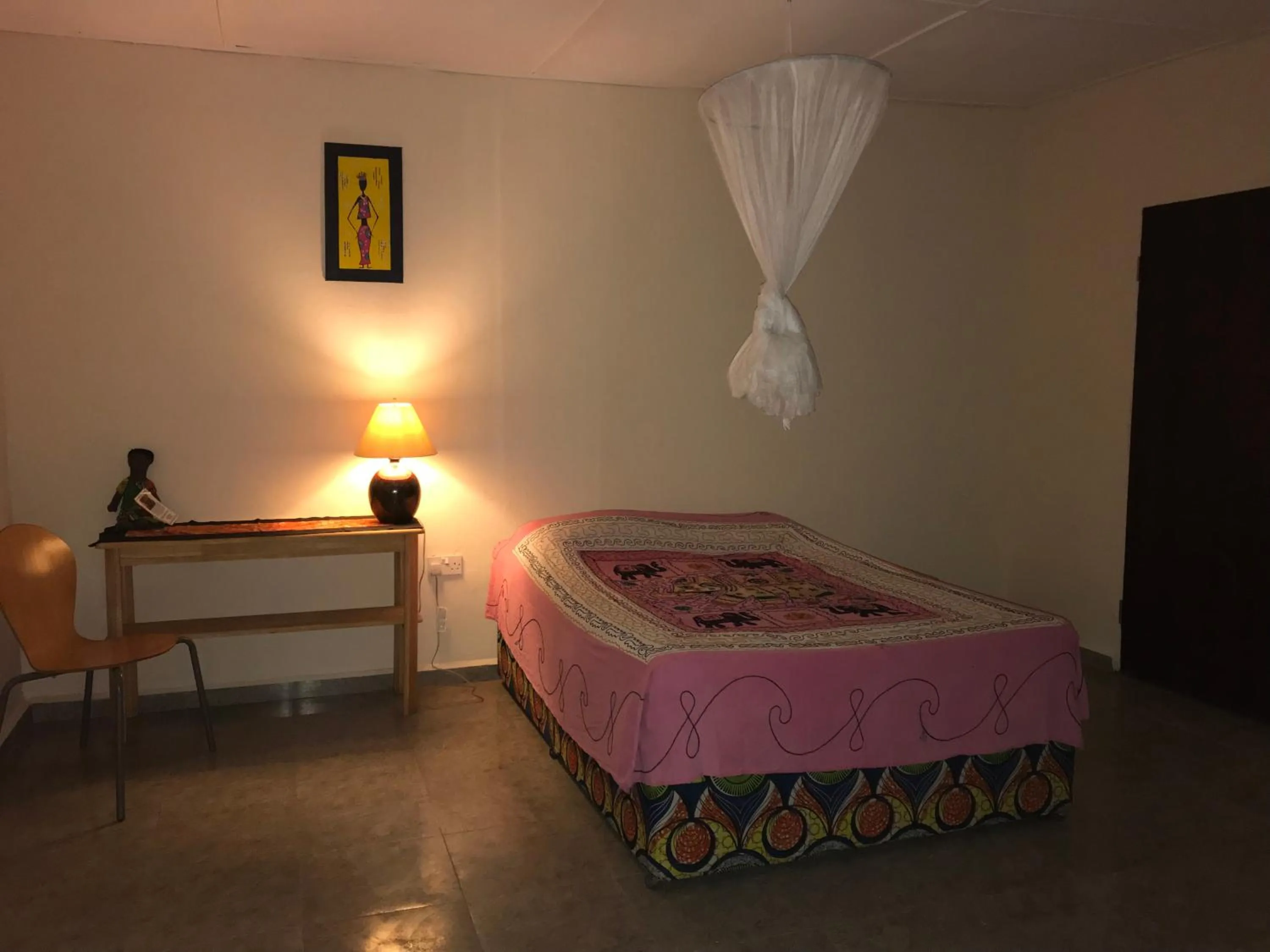 Bed in The Gunjur Project Lodge