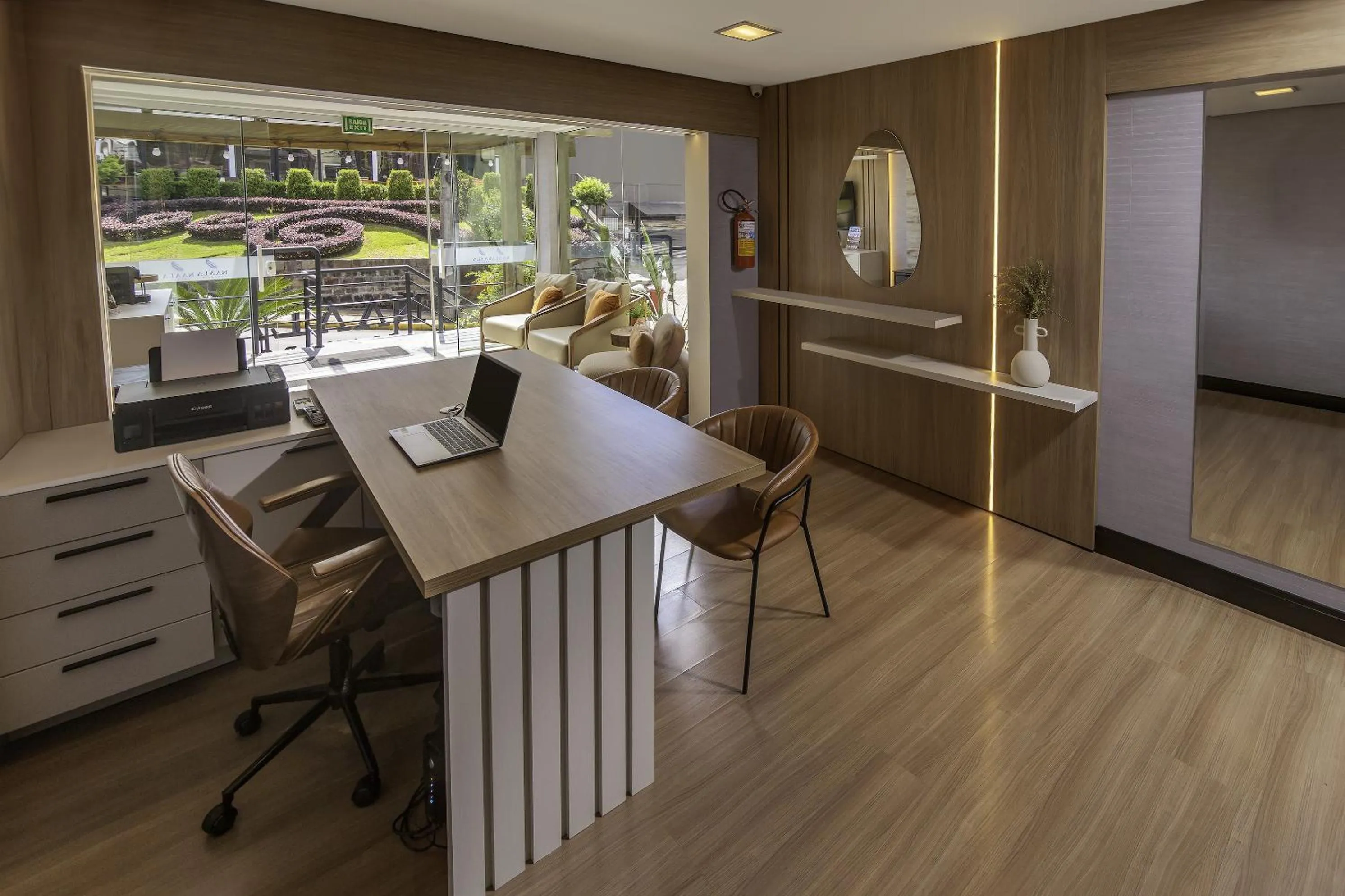 Lobby or reception in Pousada Naala Gramado