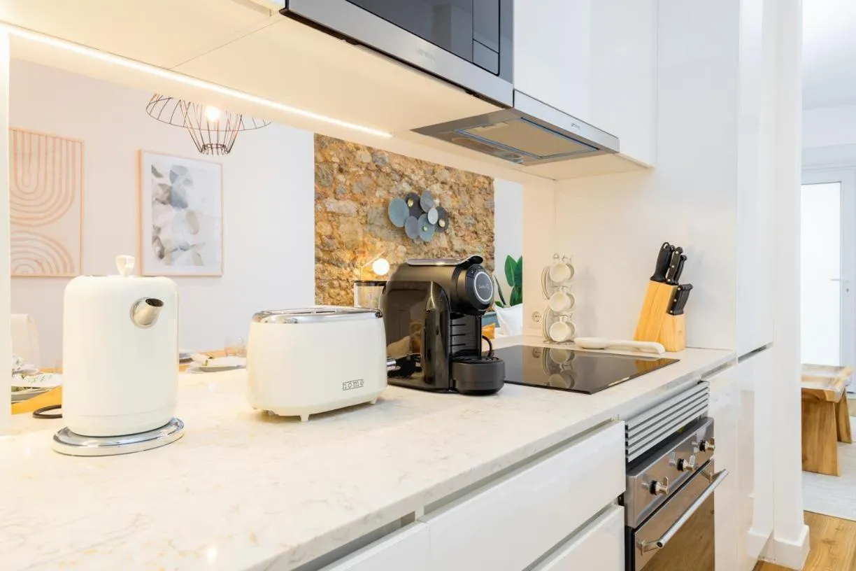 Kitchen or kitchenette in Asul B&B