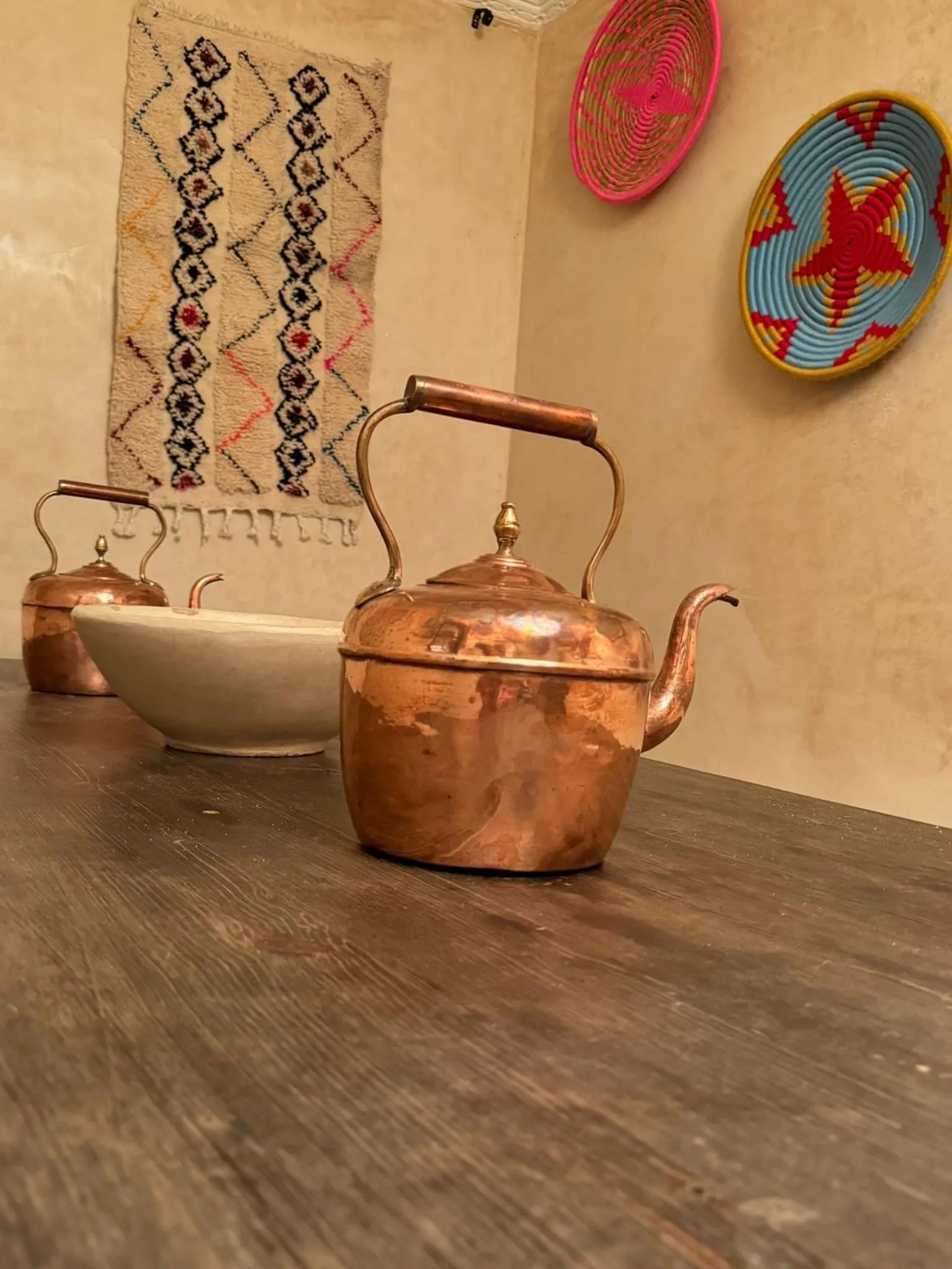 Decorative detail in Riad dar serenity