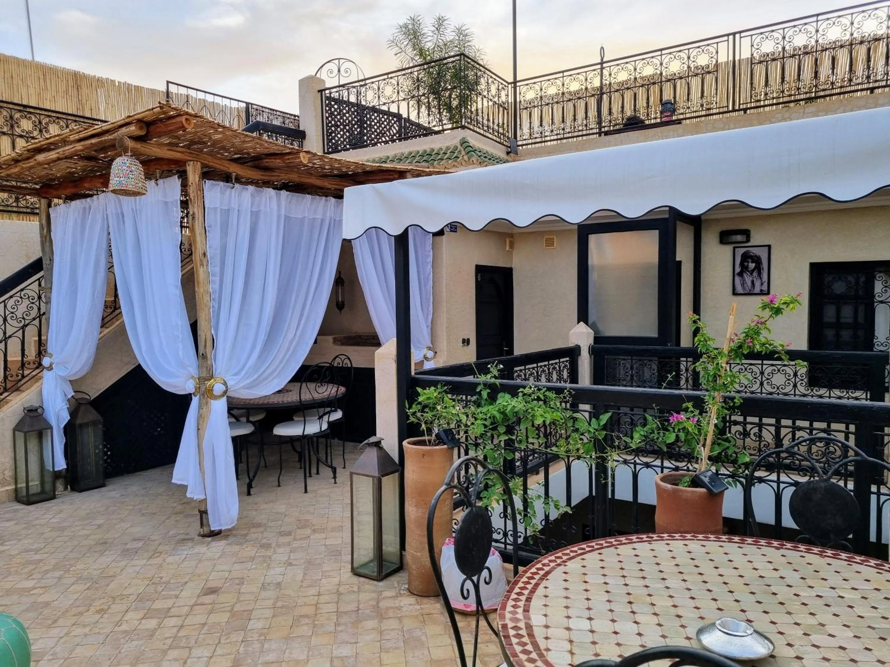 Patio in Riad dar serenity