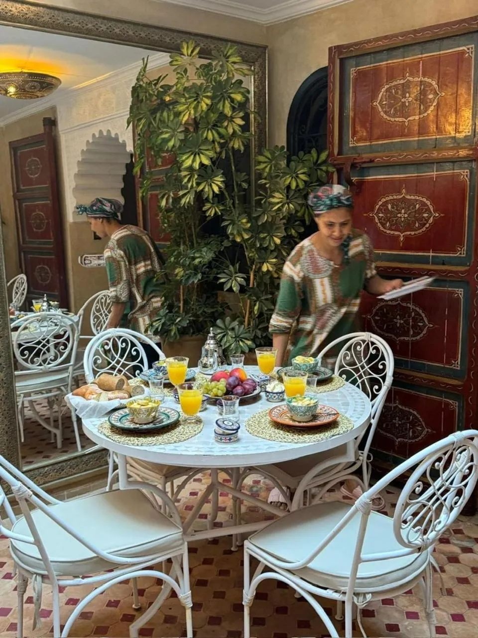 Dining area in Riad dar serenity