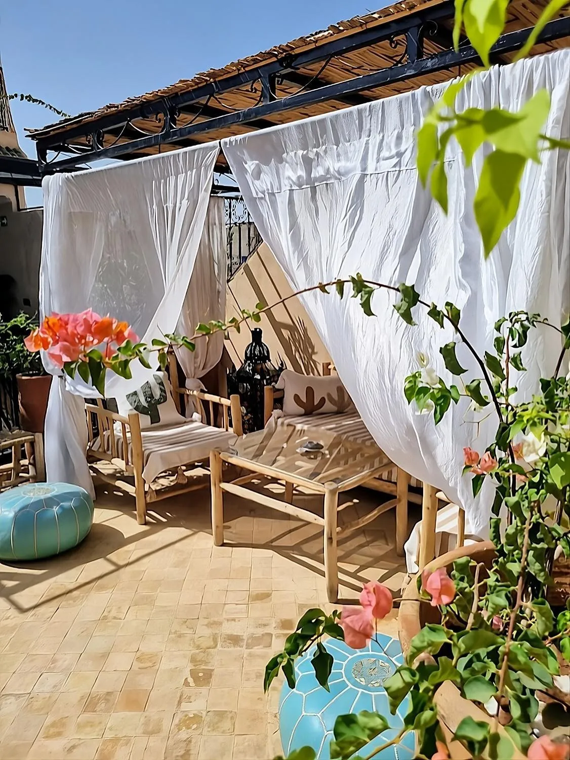 Patio in Riad dar serenity