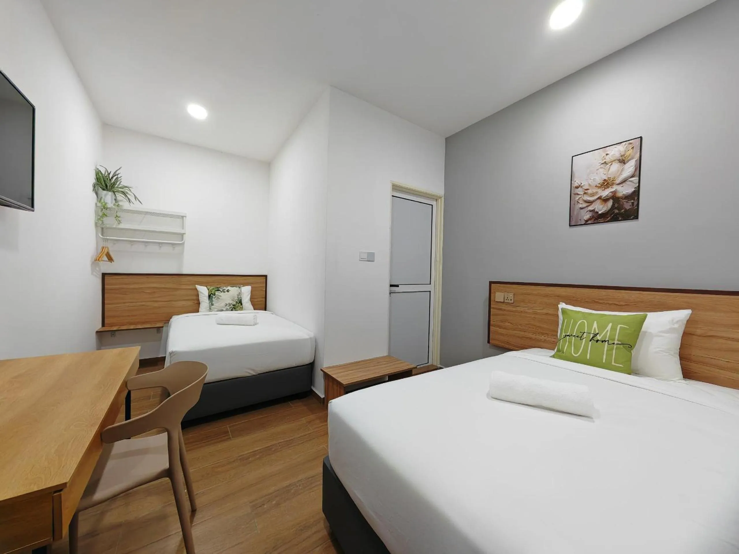 Bed in Sh Garden Hotel