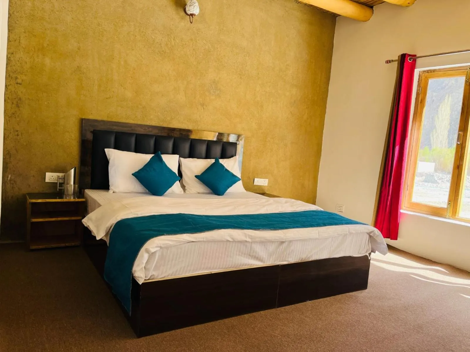 Bed in Hunder Tamarix Resort