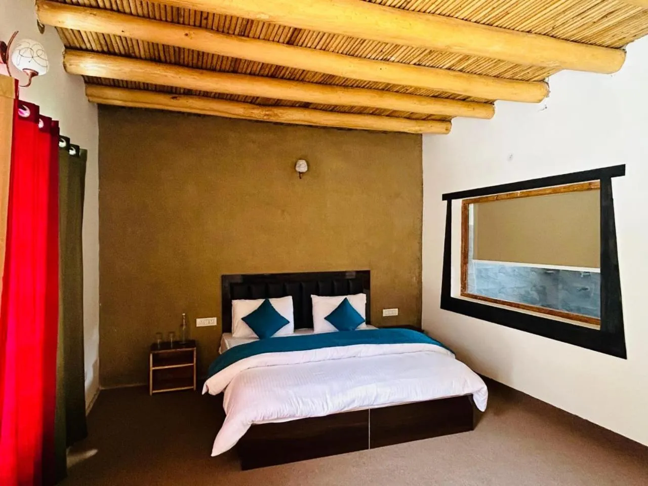 Bed in Hunder Tamarix Resort