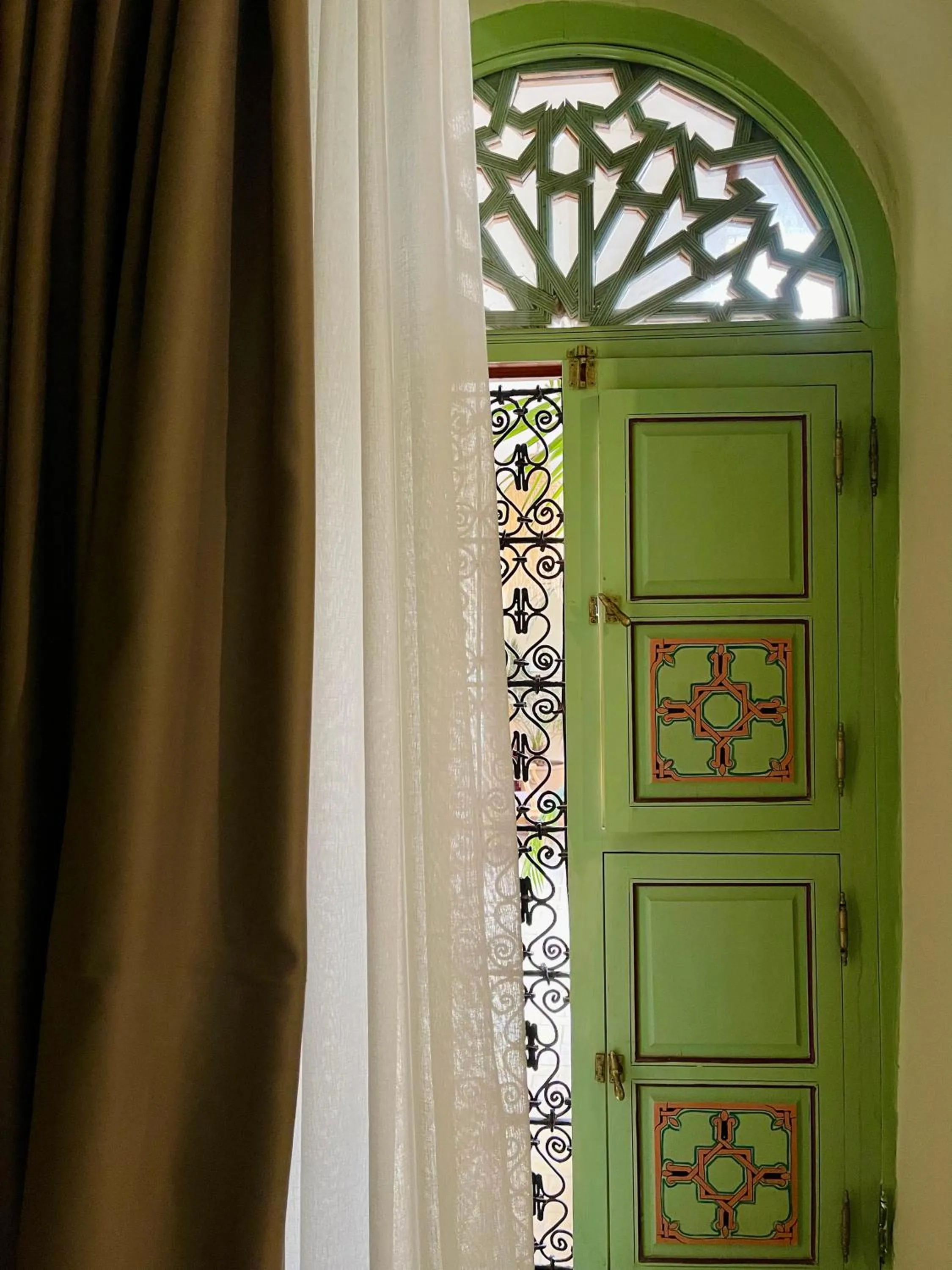 Decorative detail in Riad La Calèche