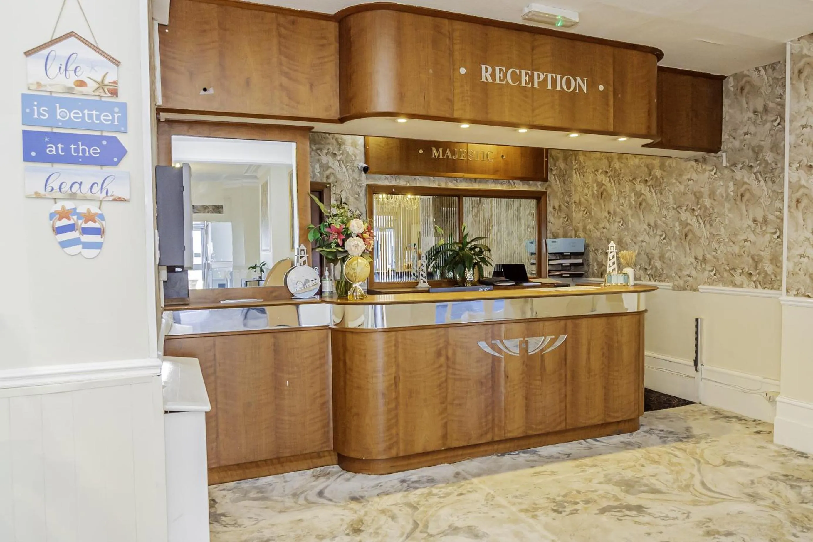 Lobby or reception in The Majestic Hotel