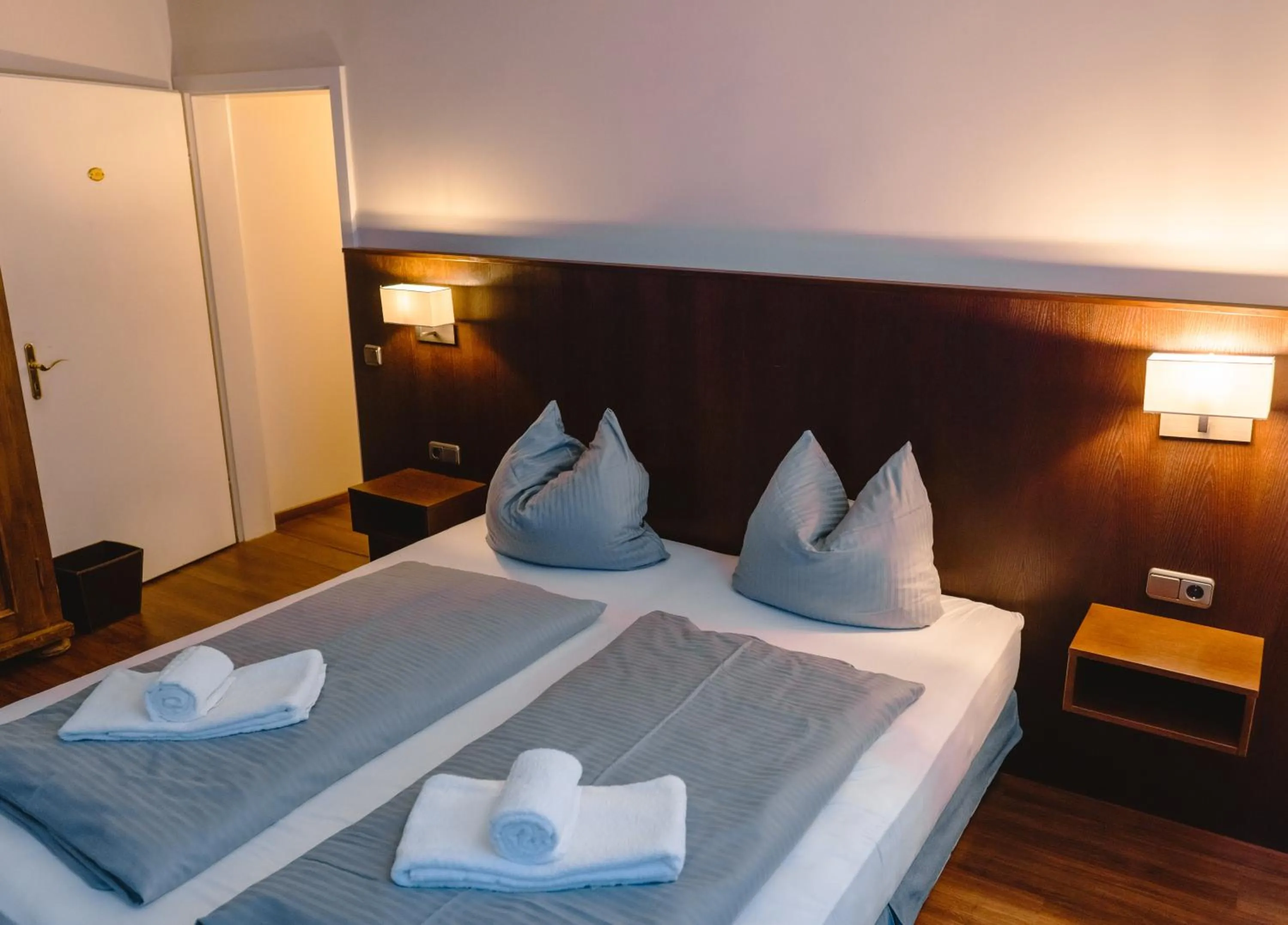 Bed in Hotel Restaurant Taverna