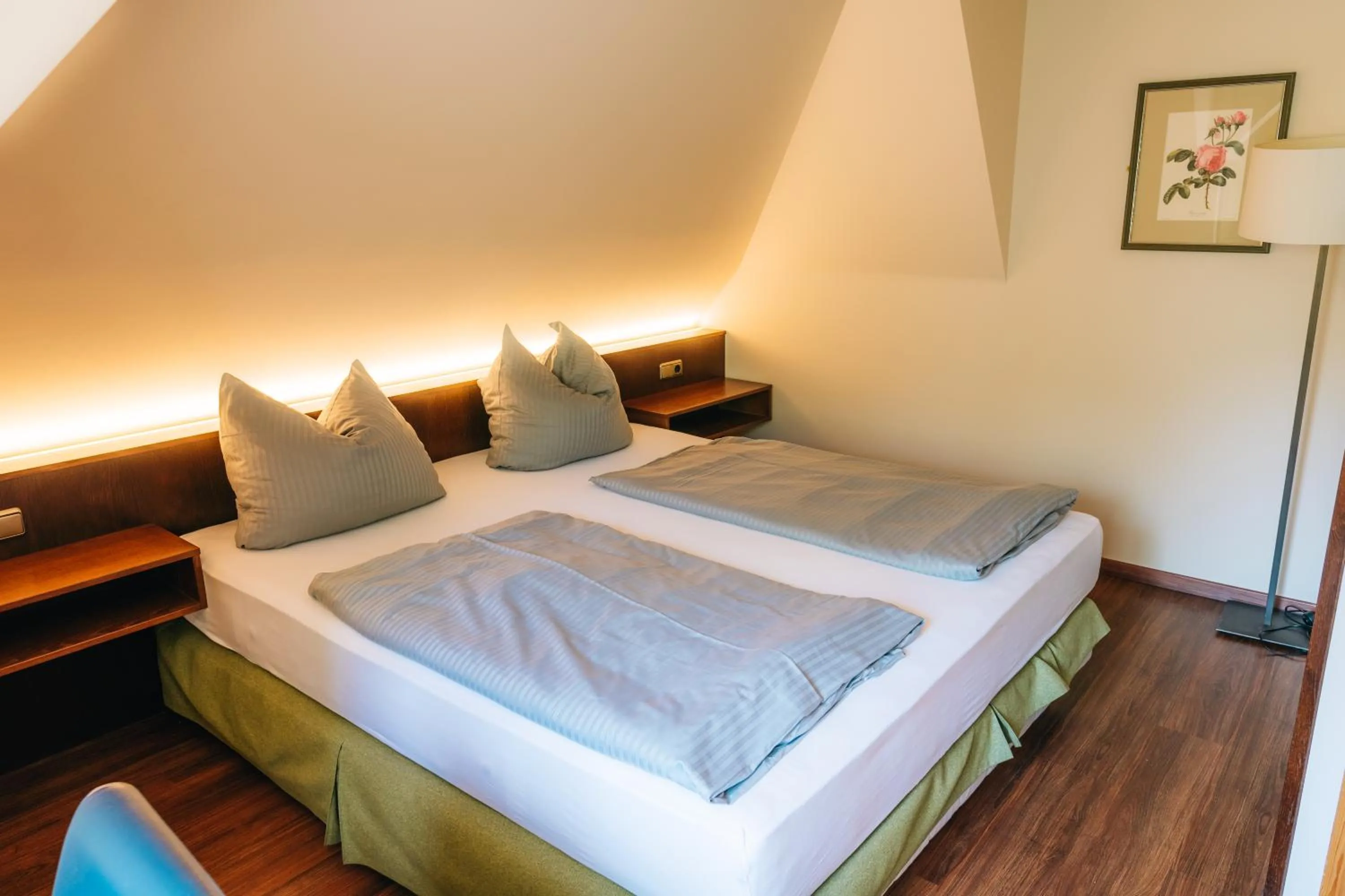 Bed in Hotel Restaurant Taverna