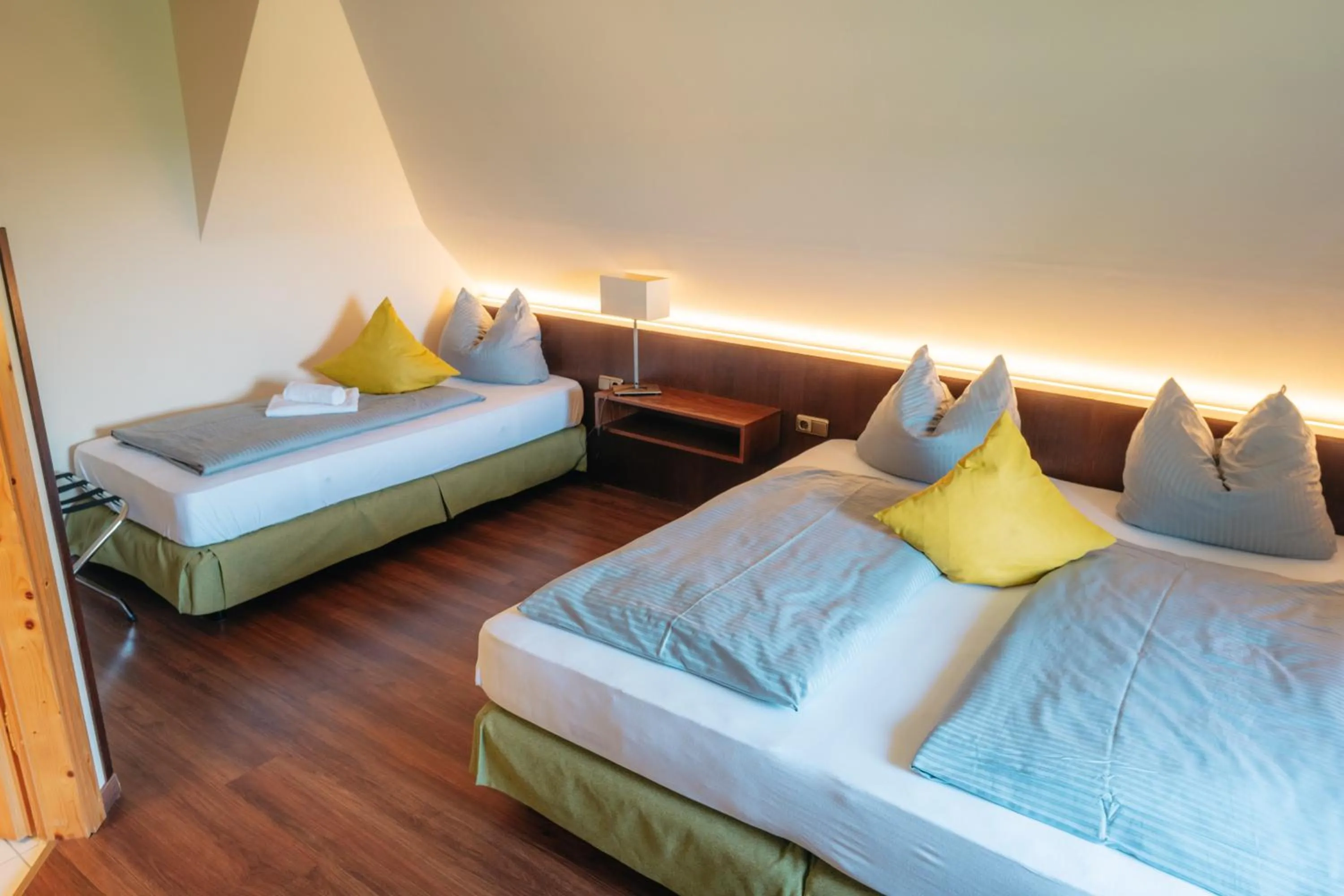 Bed in Hotel Restaurant Taverna