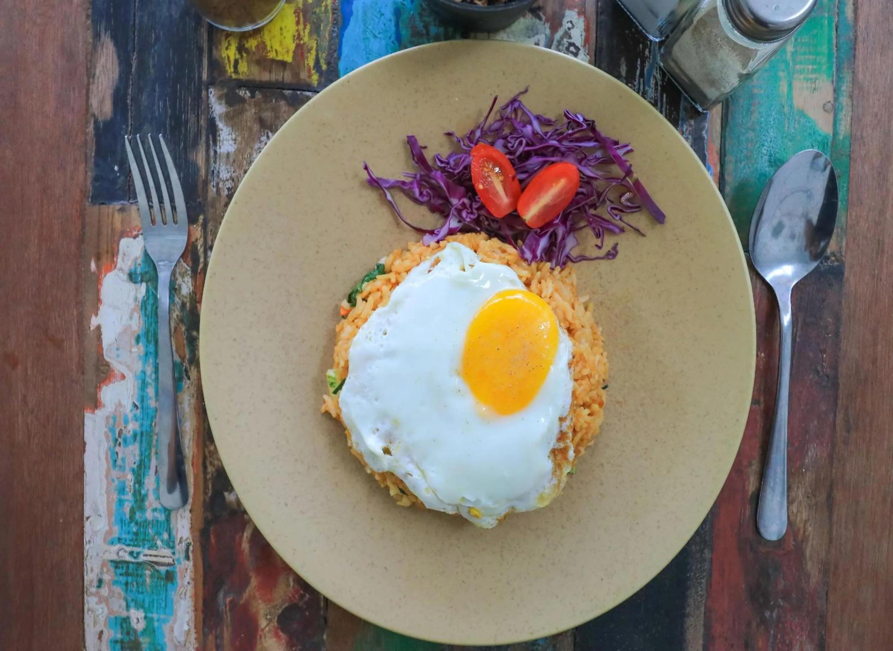 Breakfast in The Wina Echo Beach Guest House