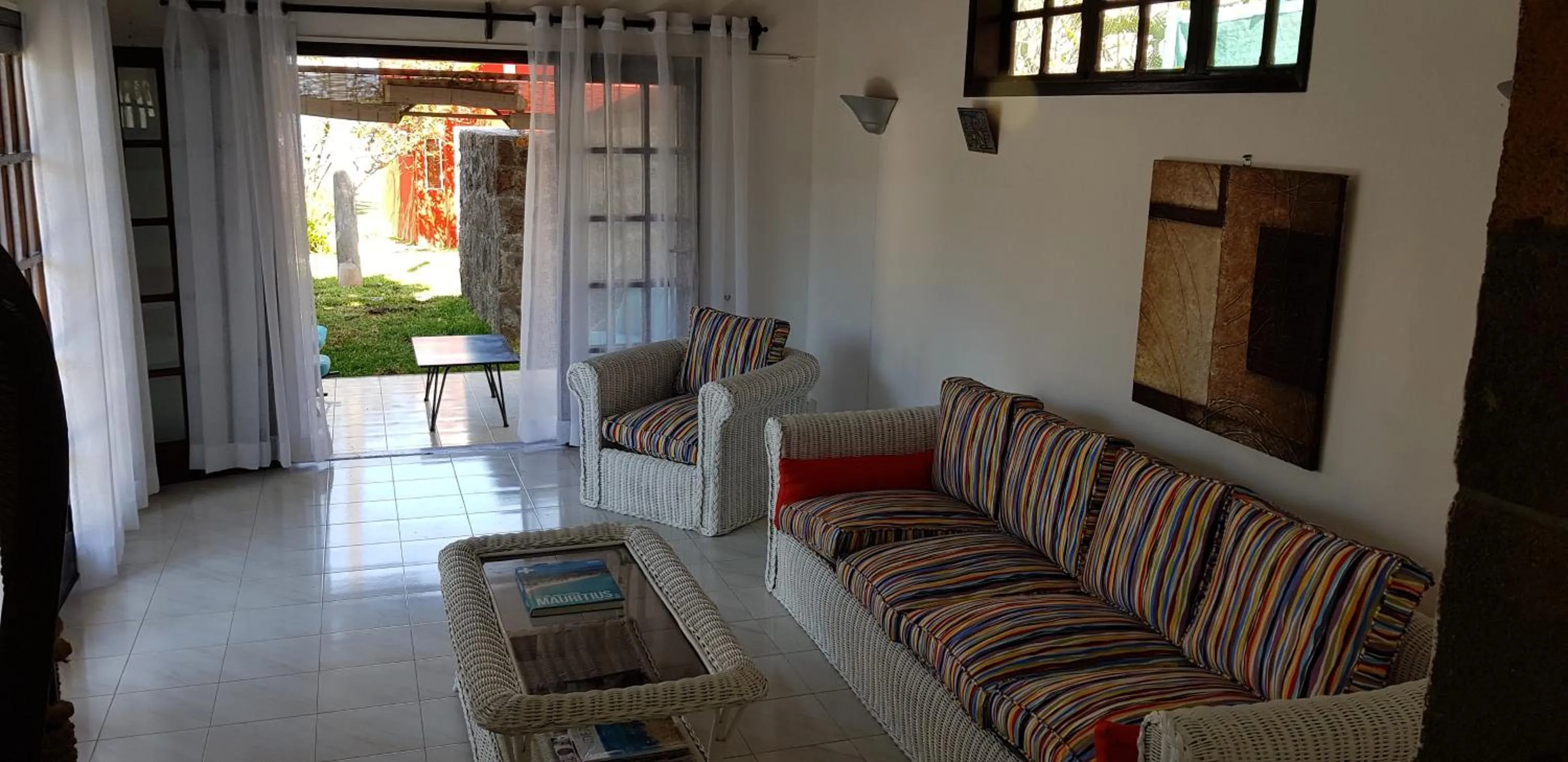 Living room in Colibri Beach Villas