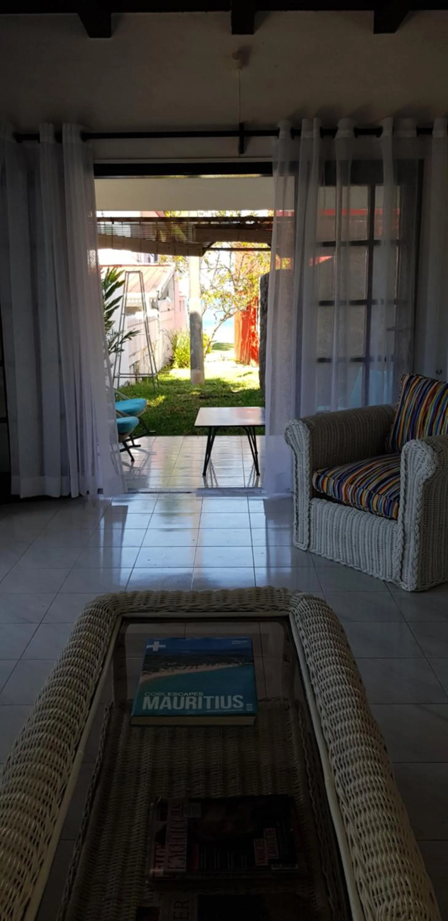 Living room in Colibri Beach Villas