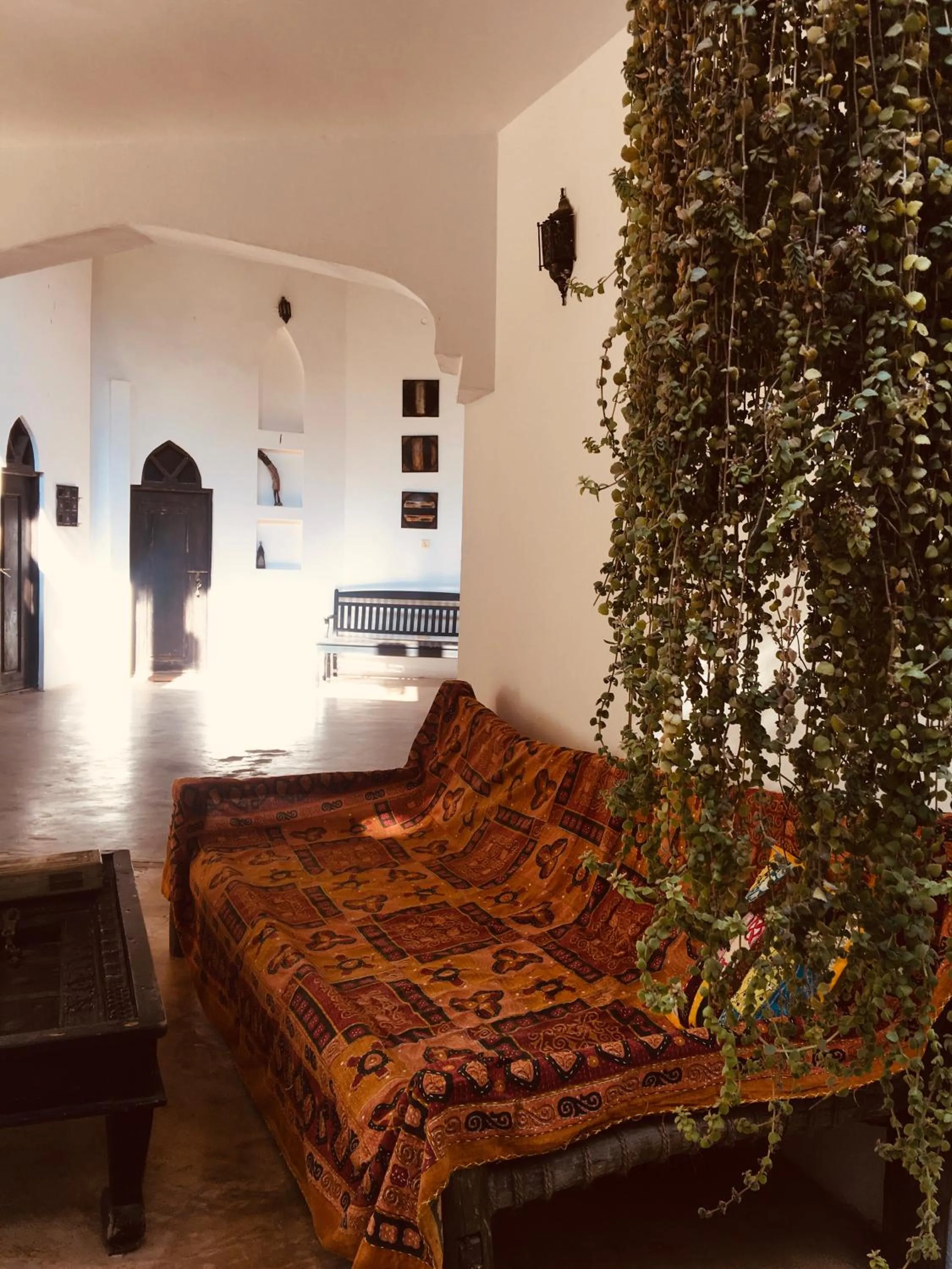 Seating area, Bed in Casa Umoja