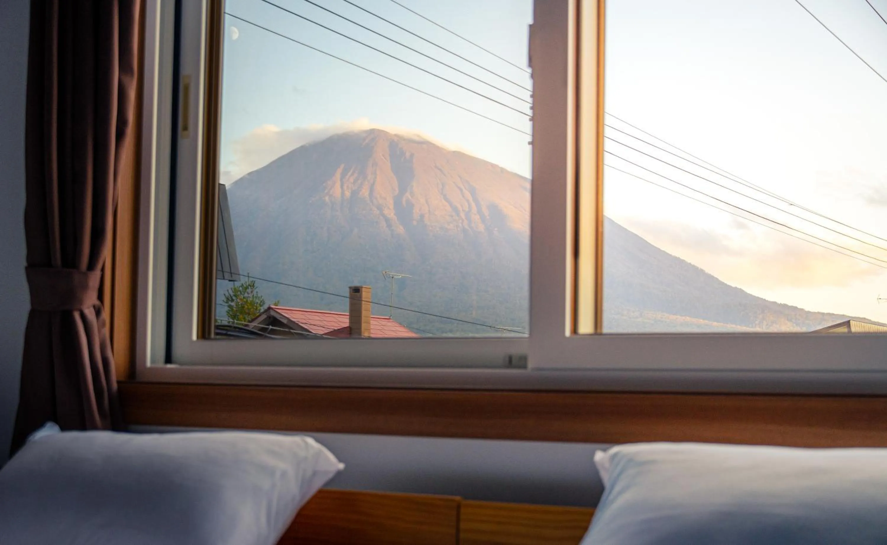 Bed in Winter Whale Lodge