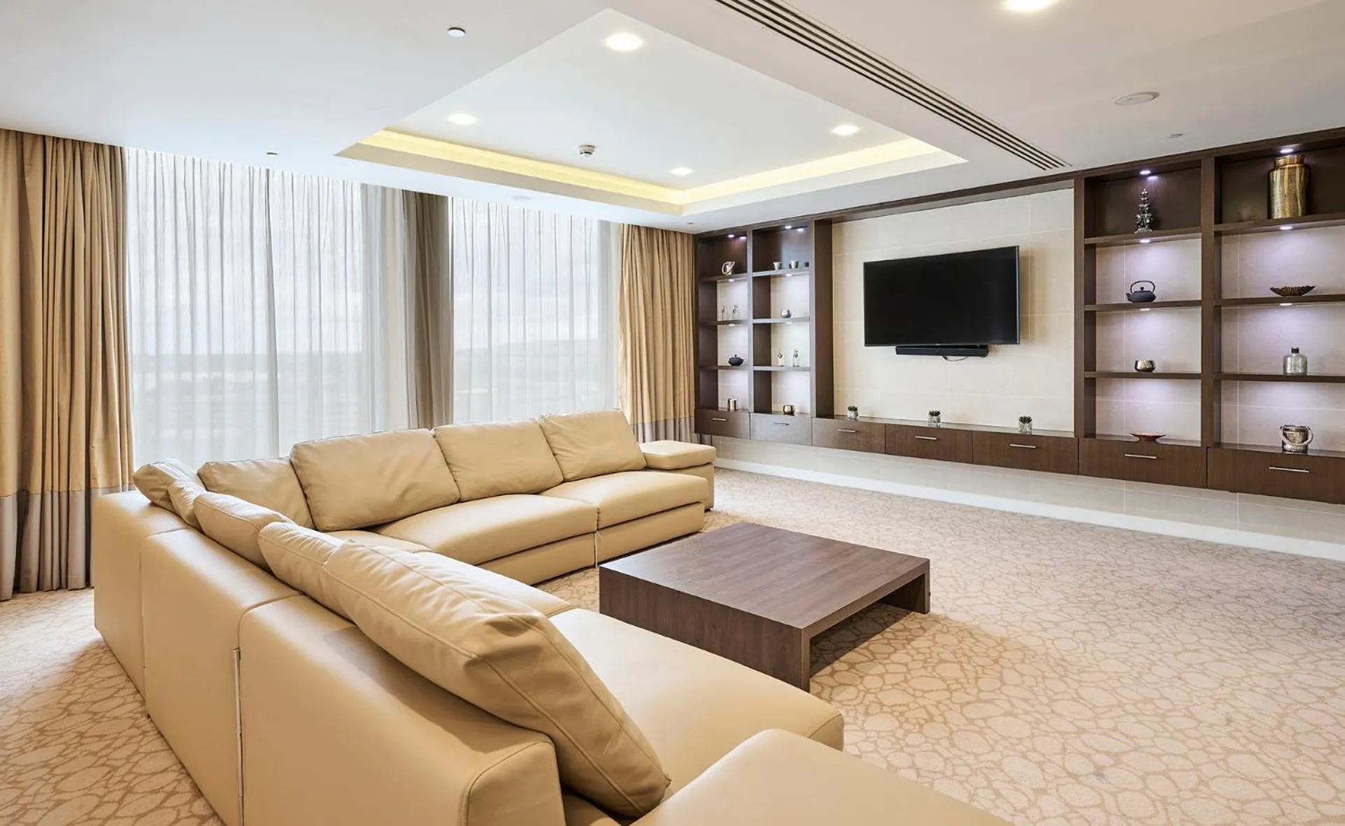 Living room in Genting Hotel & Spa at Resorts World Birmingham