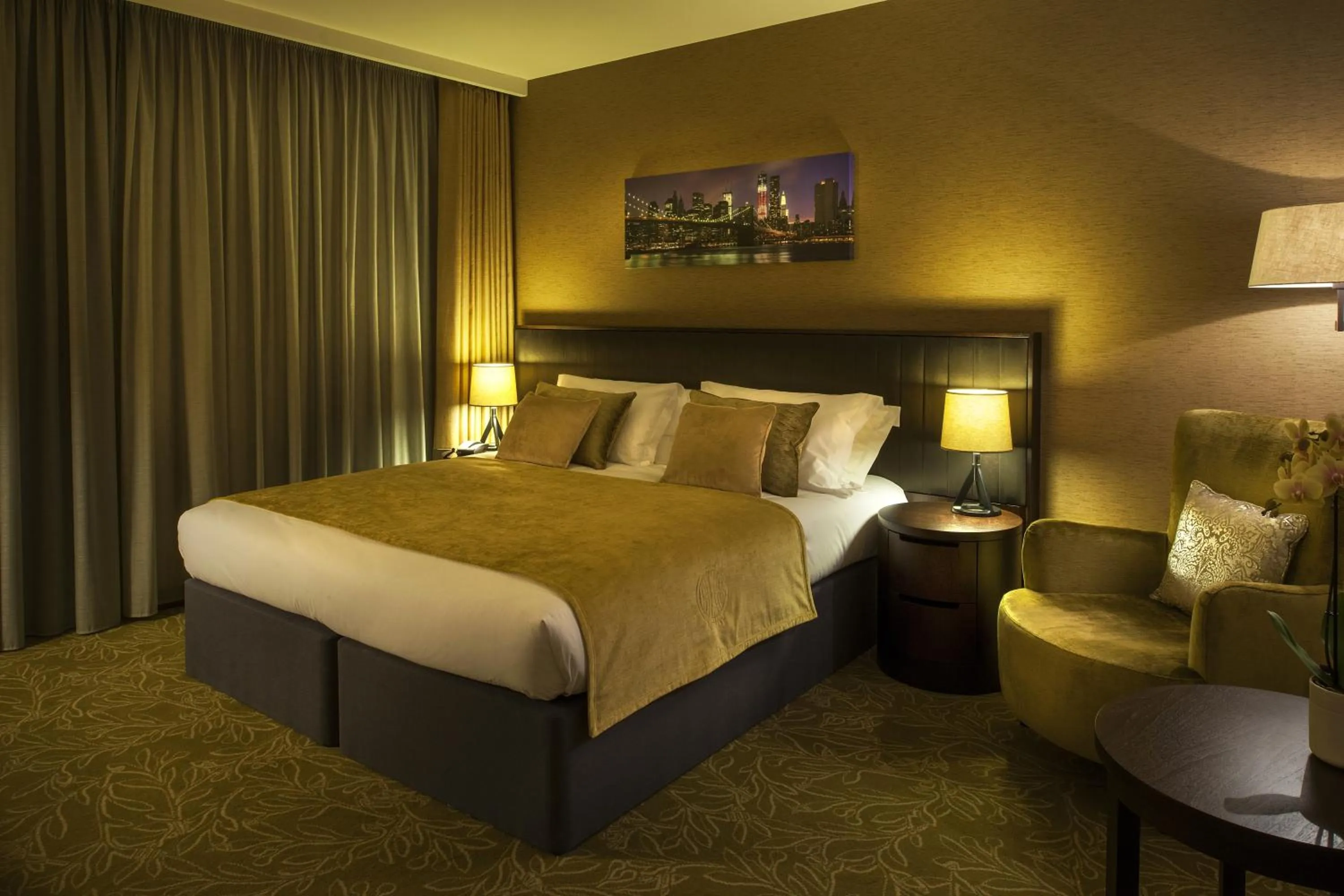 Bed in Genting Hotel & Spa at Resorts World Birmingham