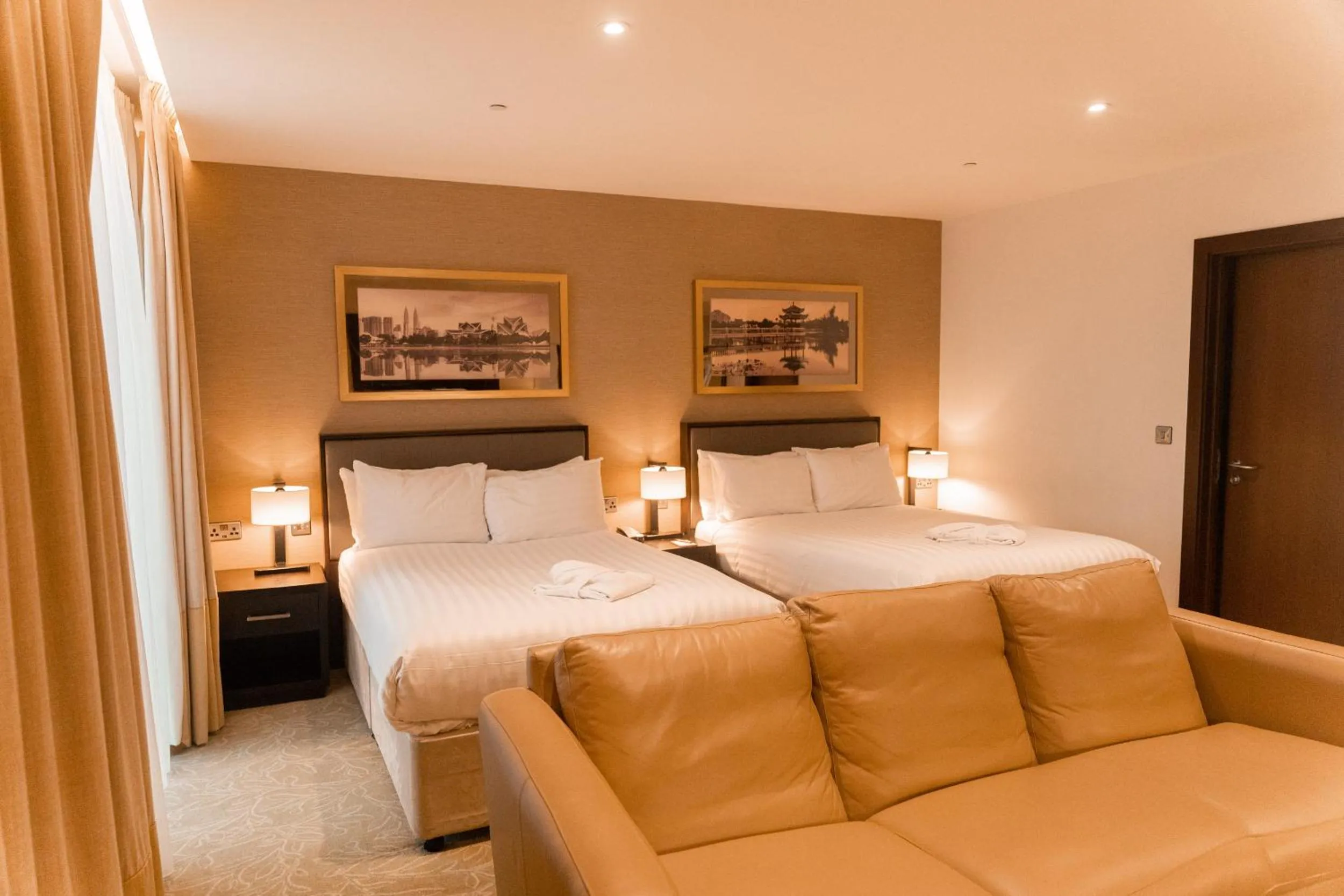 Bed in Genting Hotel & Spa at Resorts World Birmingham