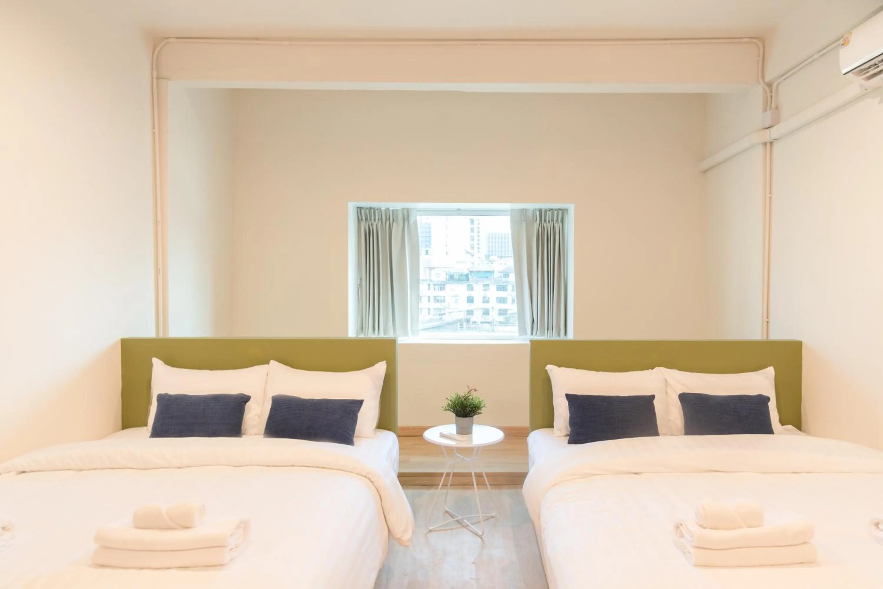 Bed in Samyan Story Boutique Hotel