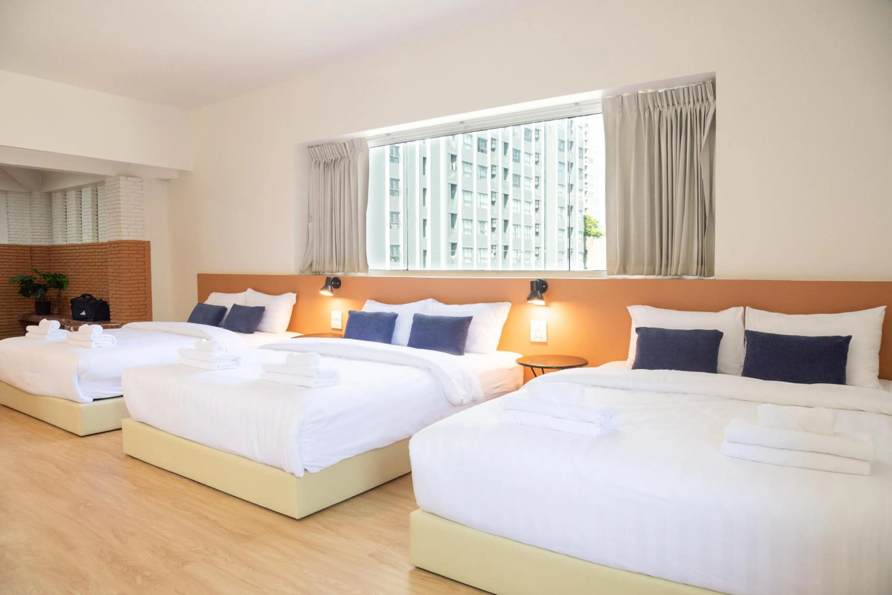 Bed in Samyan Story Boutique Hotel