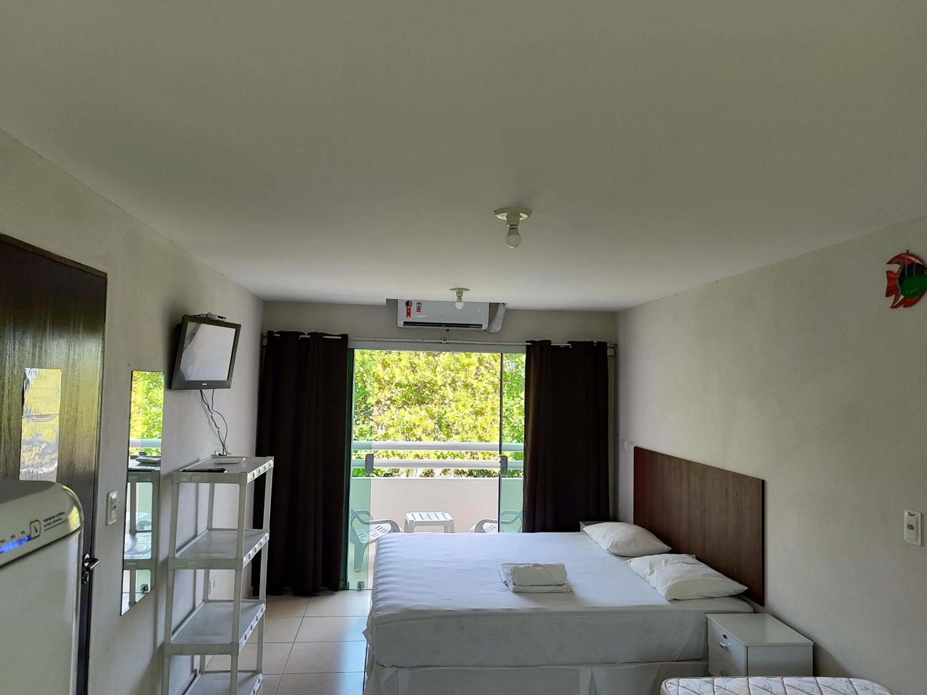 View (from property/room), Bed in Divinos Flat Carneiros