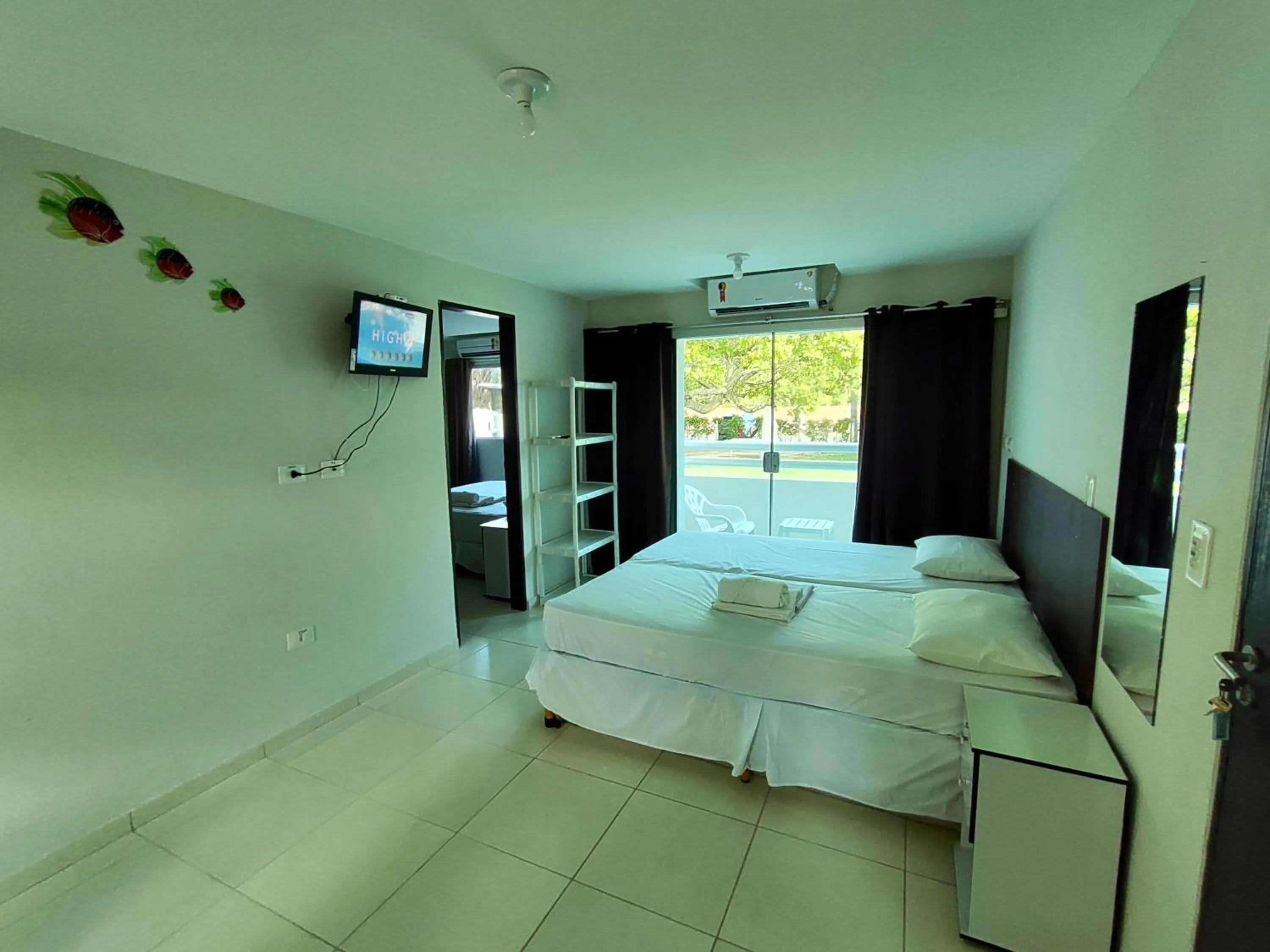 Bed in Divinos Flat Carneiros