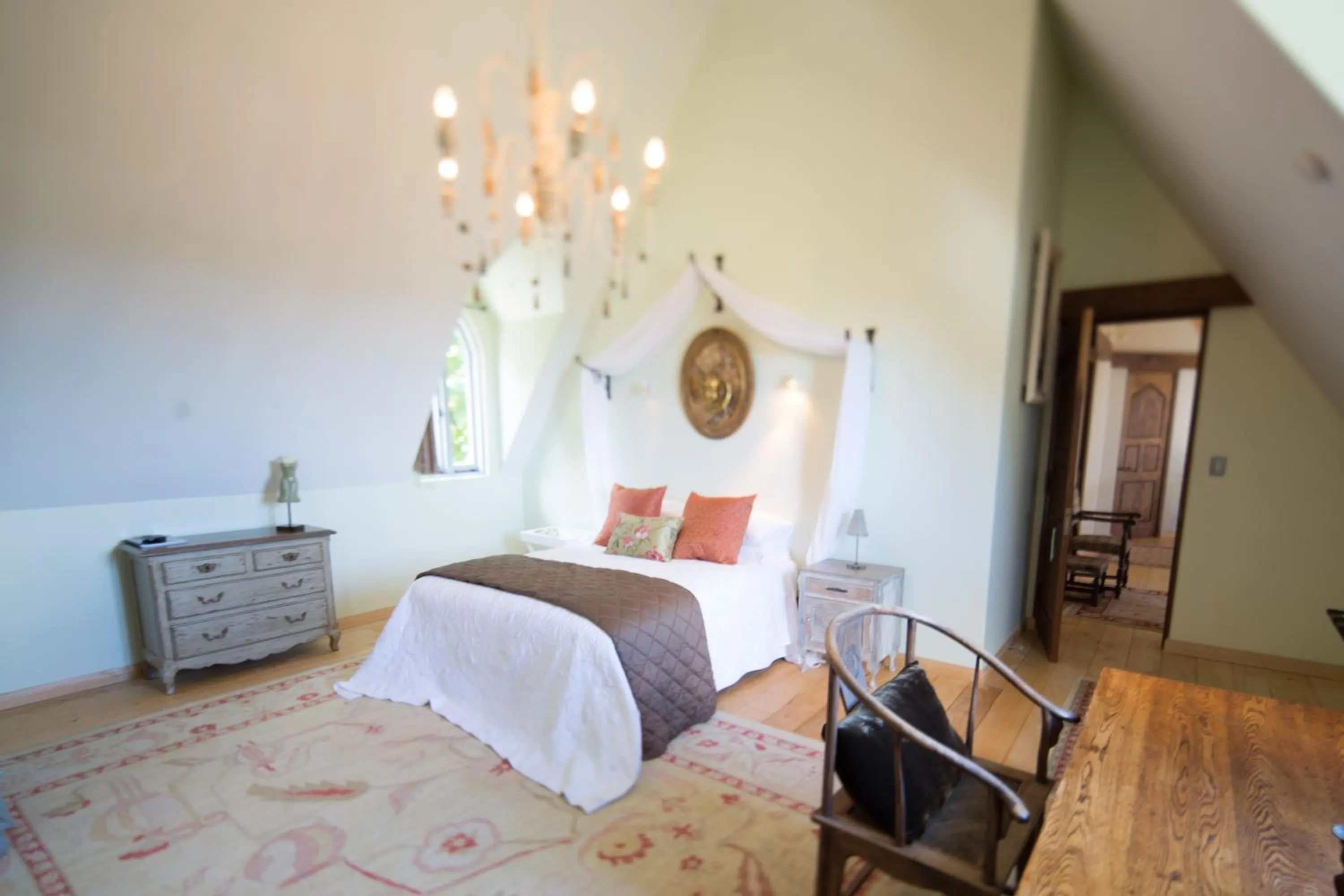 Bed in The French Country House, Tauranga