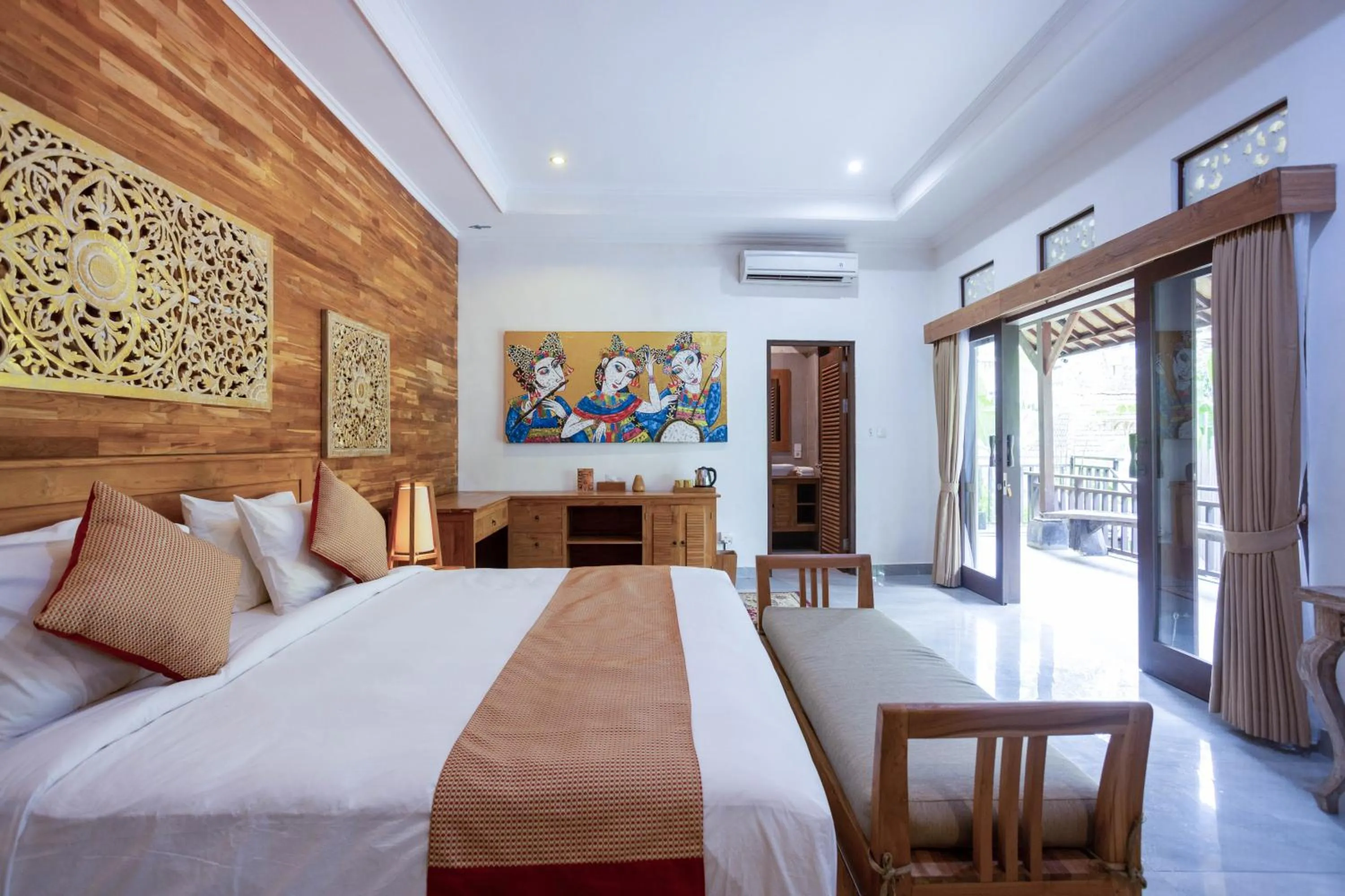 Bedroom, Bed in Puri Payogan Villa
