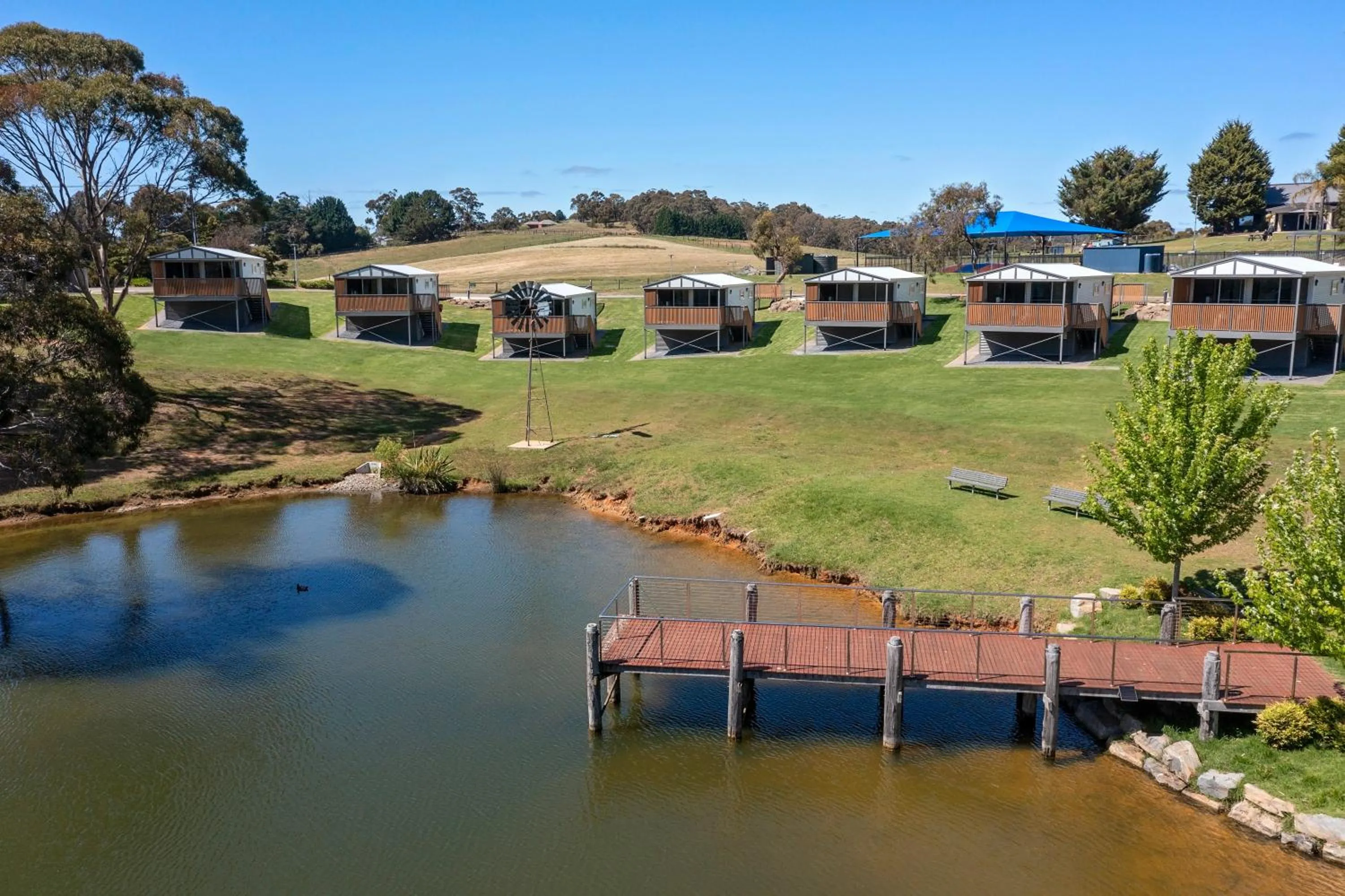 Lake view in Discovery Parks - Hahndorf