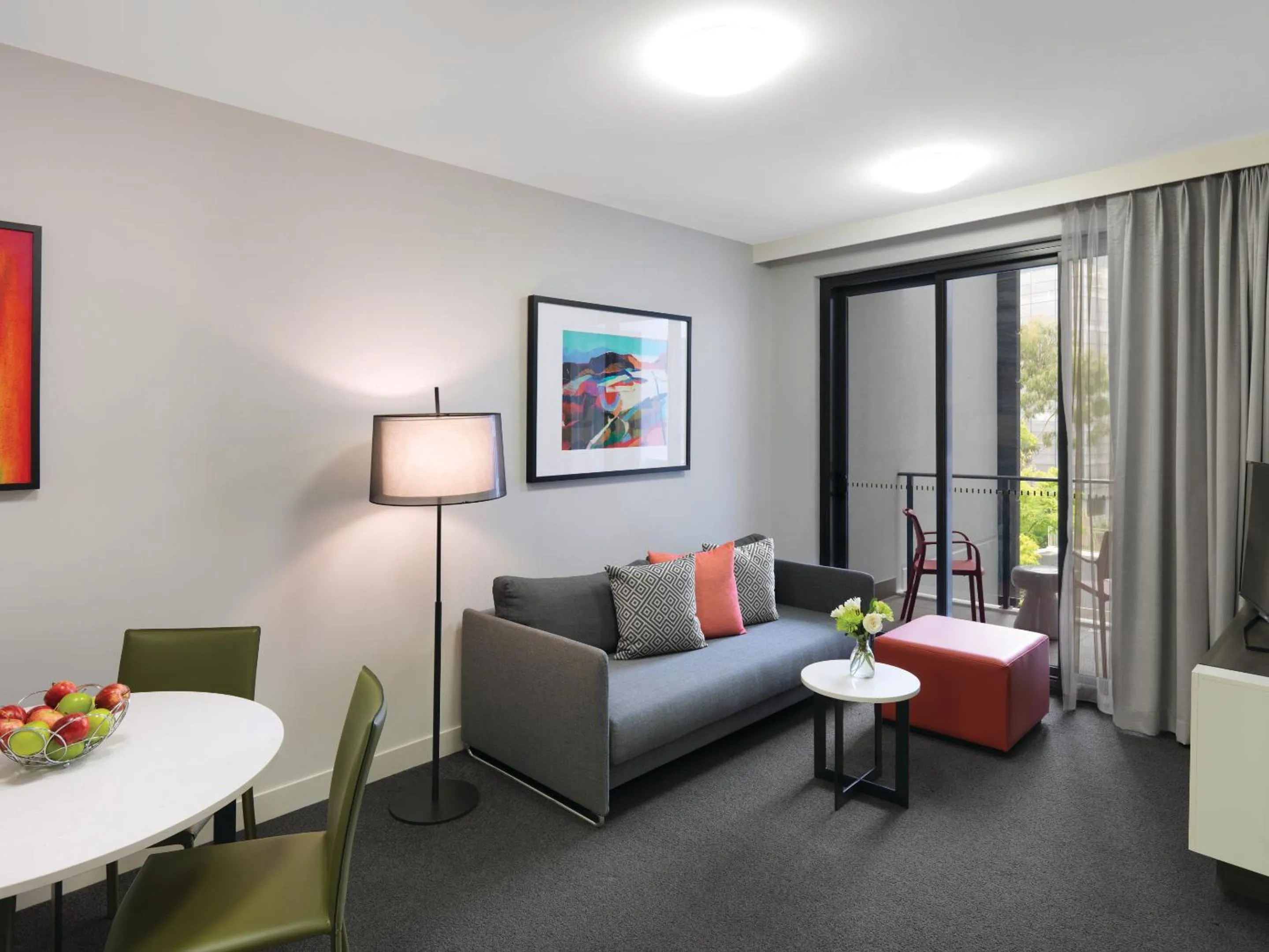 Seating area in Adina Apartment Hotel Sydney Airport