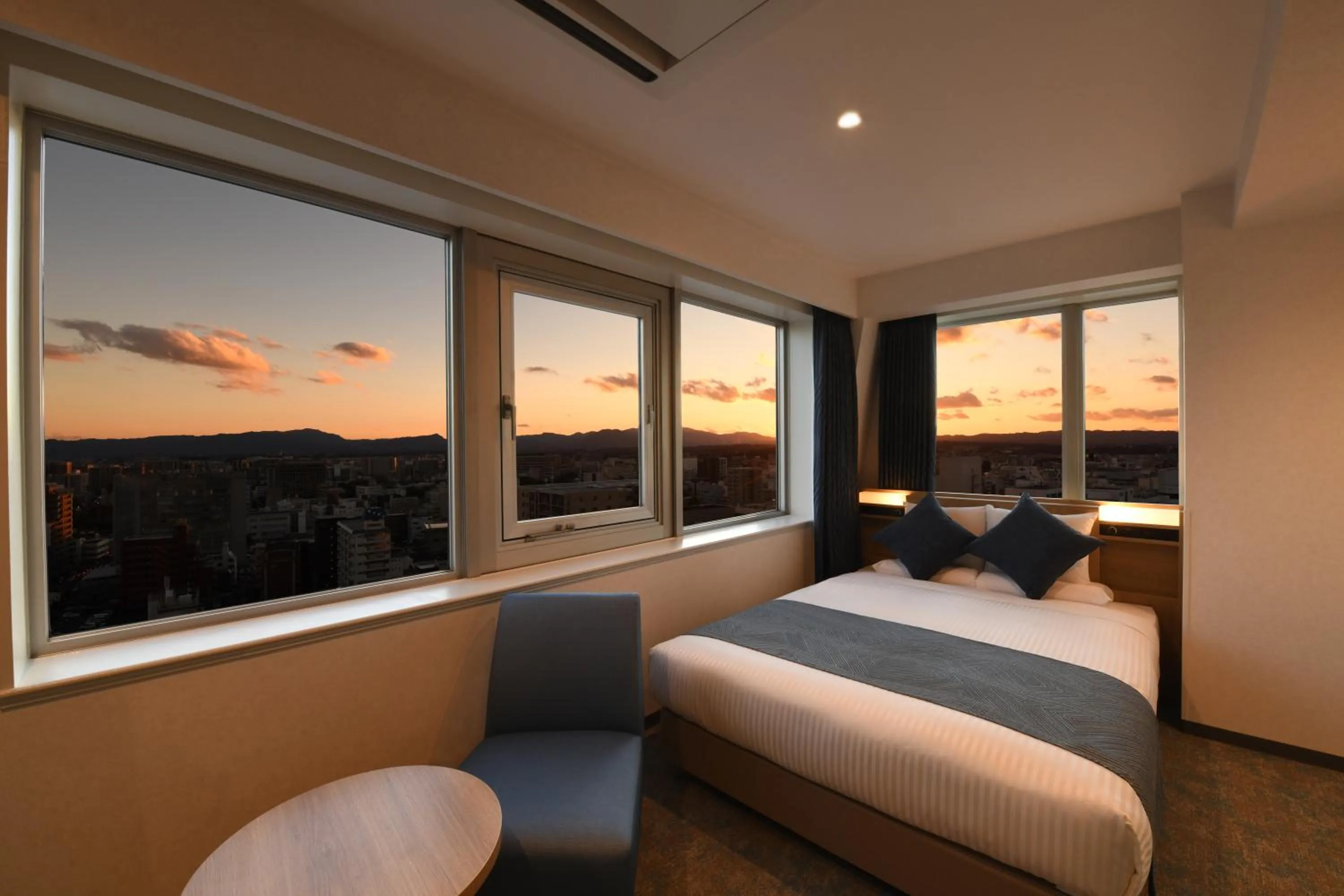 Photo of the whole room, Bed in ART HOTEL Miyazaki Sky Tower