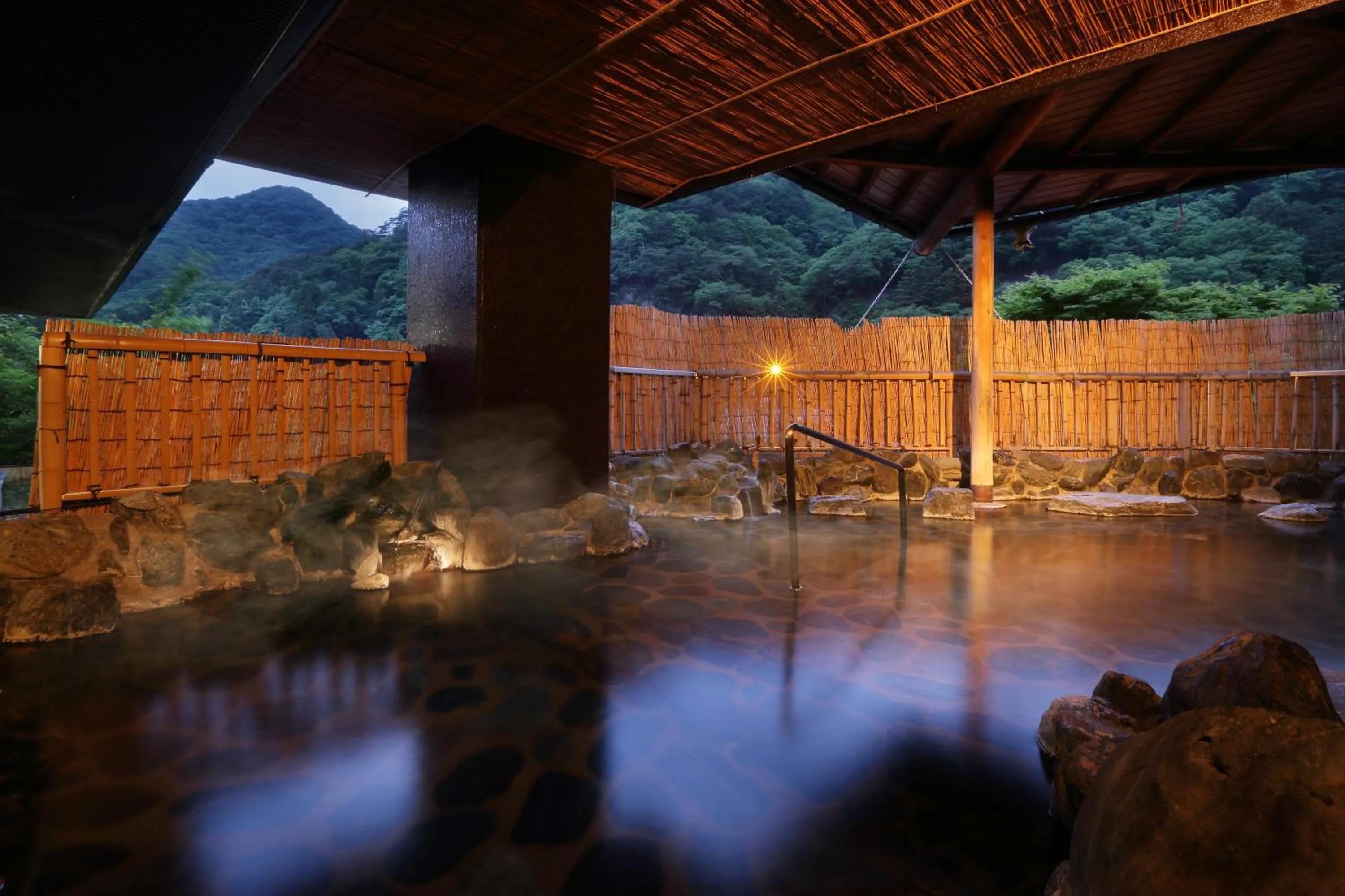 Hot Spring Bath in Hotel Sunshine Kinugawa