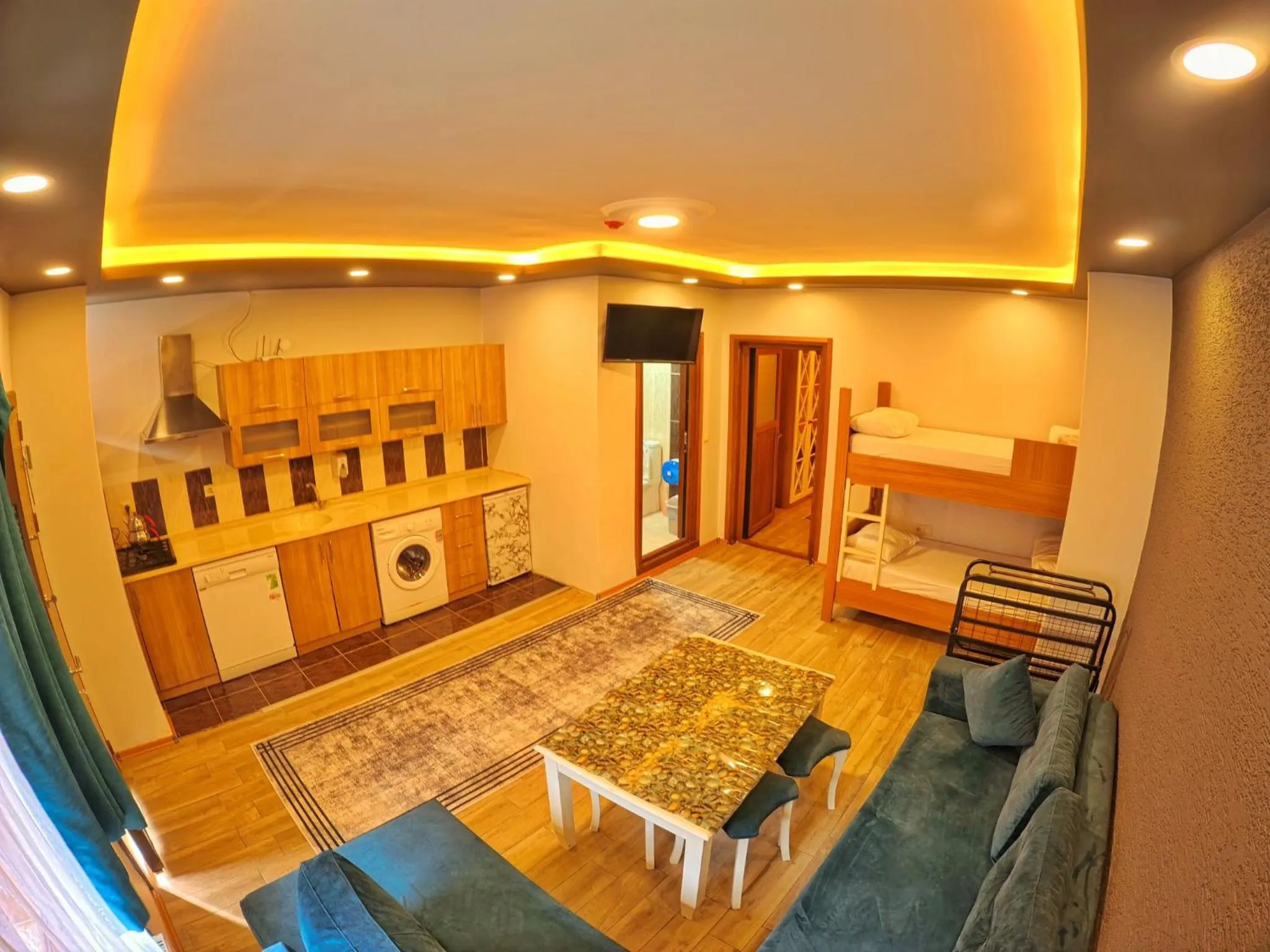 Seating area in Kusva Apart