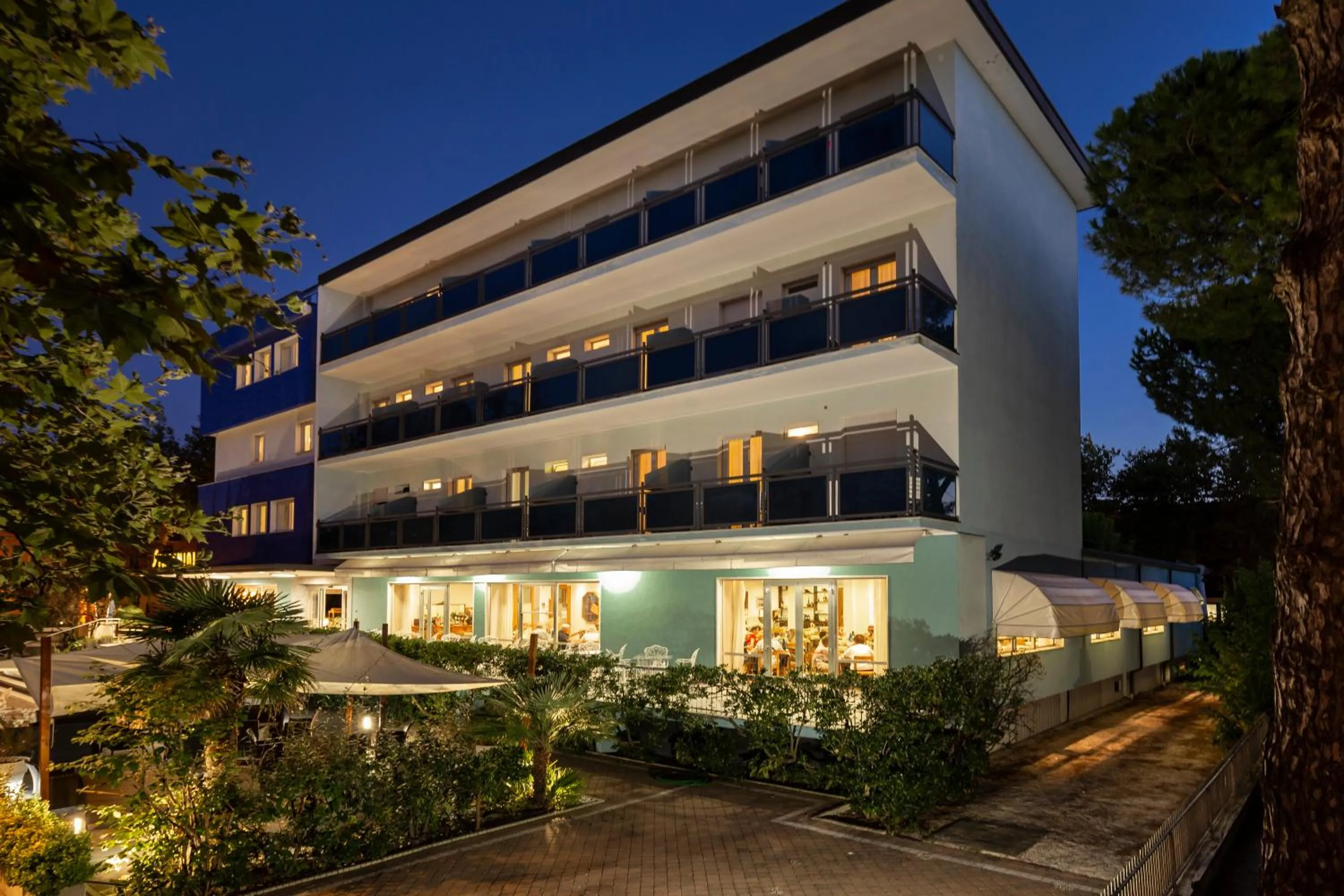 Property building in Hotel Stacchini